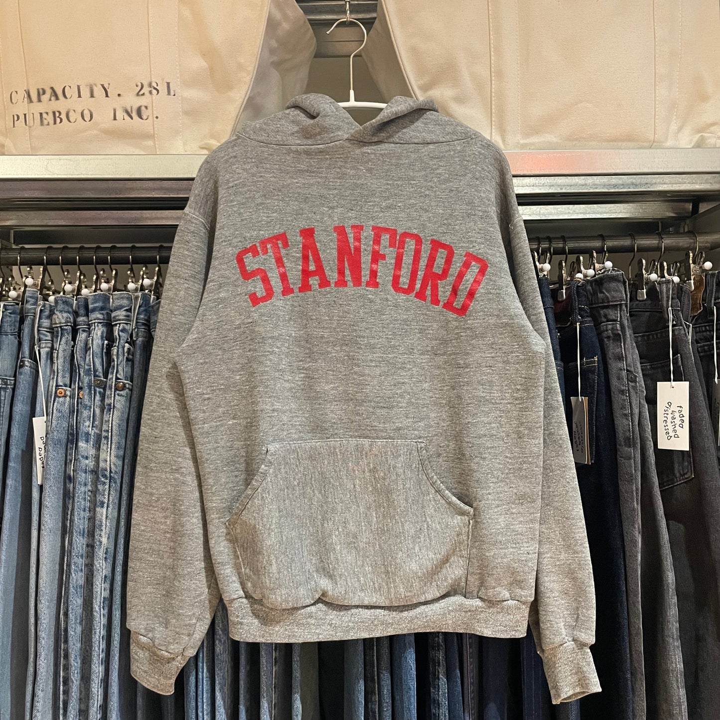STANFORD UNIVERSITY Hooded Sweatshirt Gray