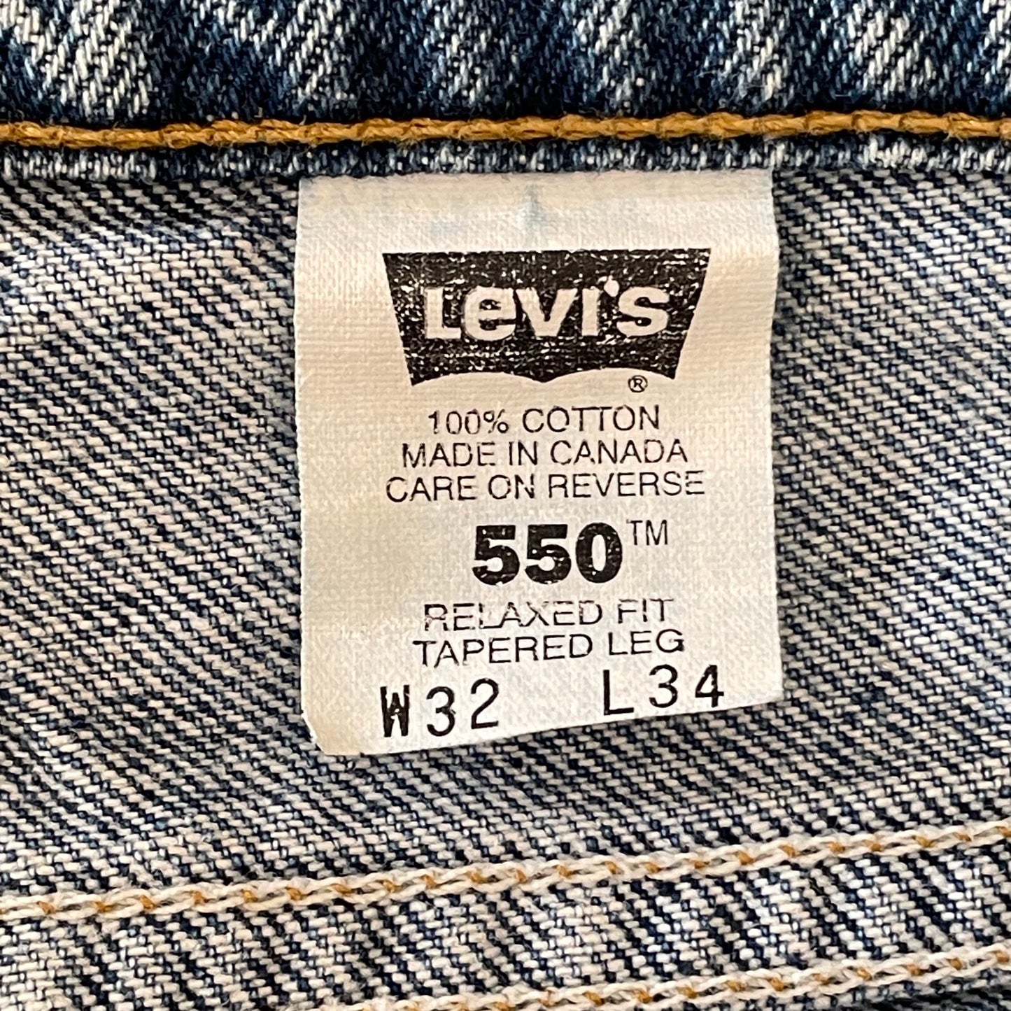 550 Jeans Regular Tapered Medium Wash Blue