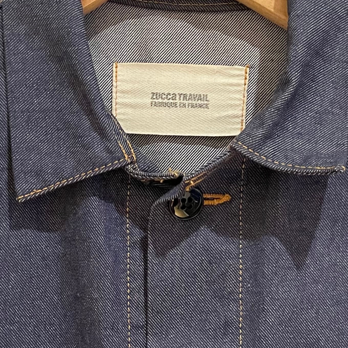 Denim Coveralls Jacket Indigo