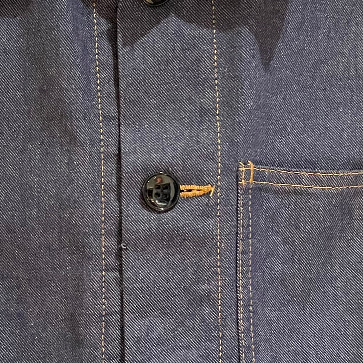 Denim Coveralls Jacket Indigo