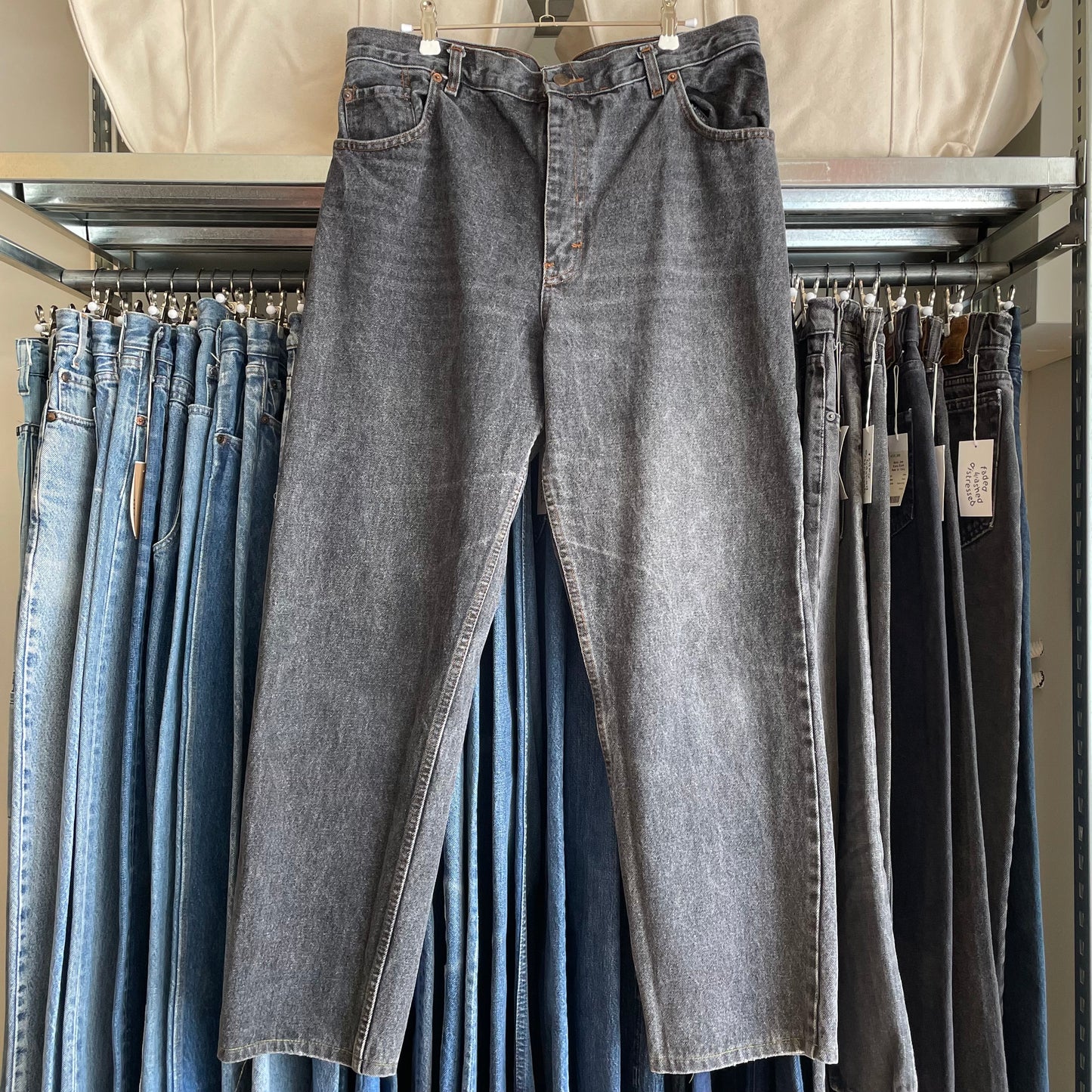 501 Jeans Regular Straight Light Washed Black