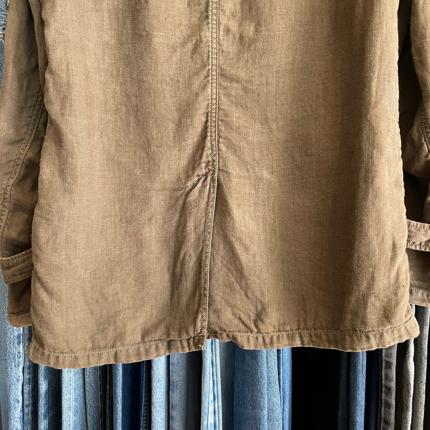 Flap Pocket Jacket Brown