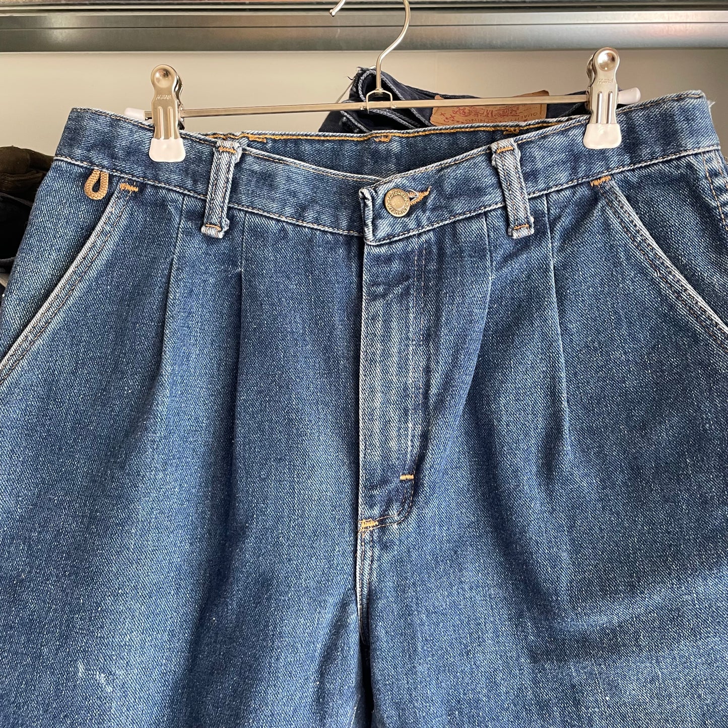 Denim Work Shorts Cutoff