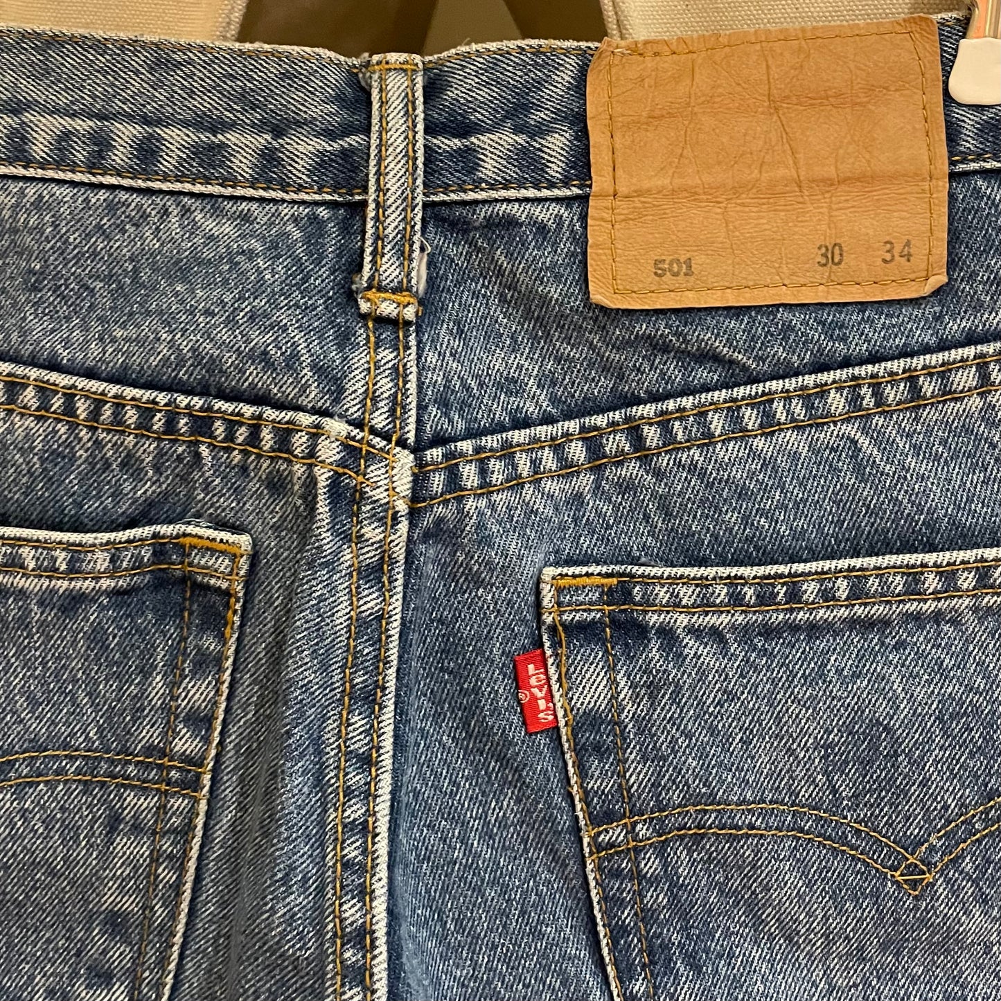 501 Jeans Regular Straight Light Wash Blue