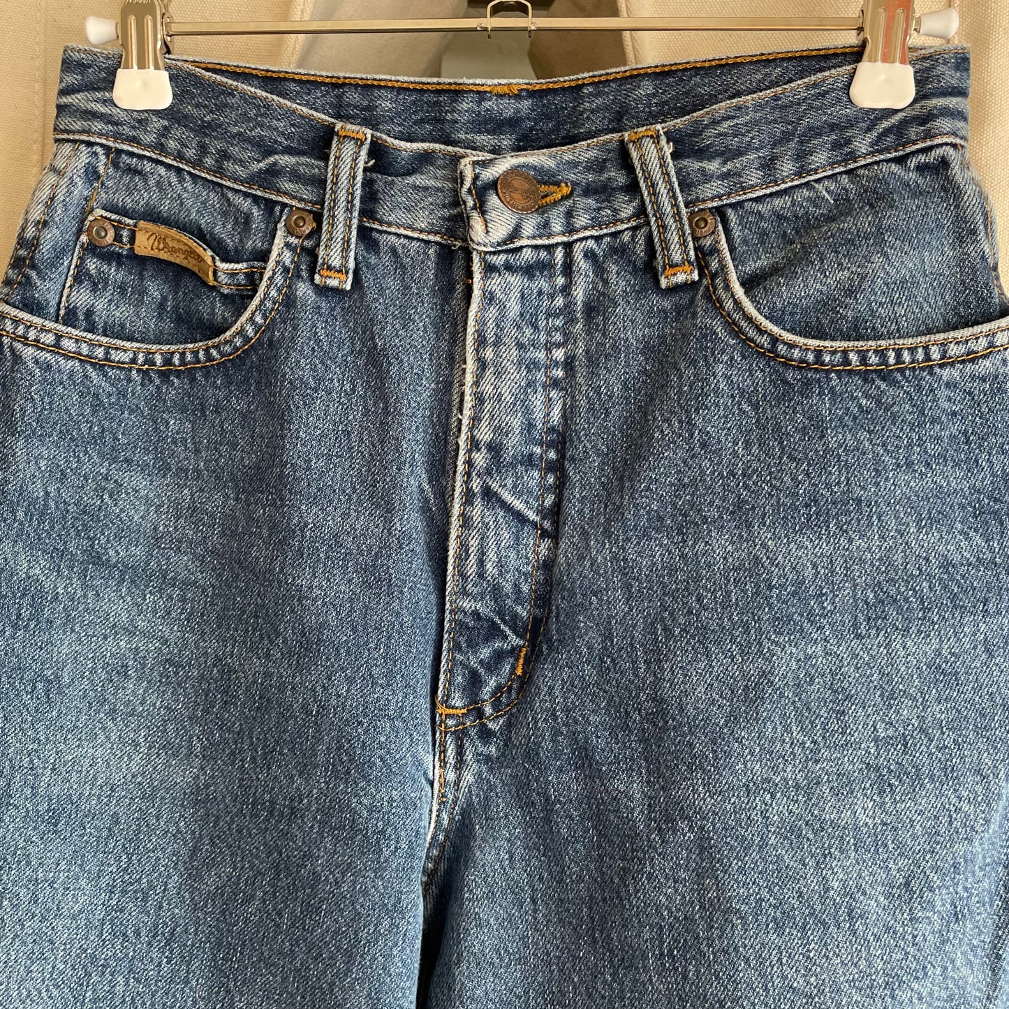 Regular Tapered Jeans Mid Wash Blue