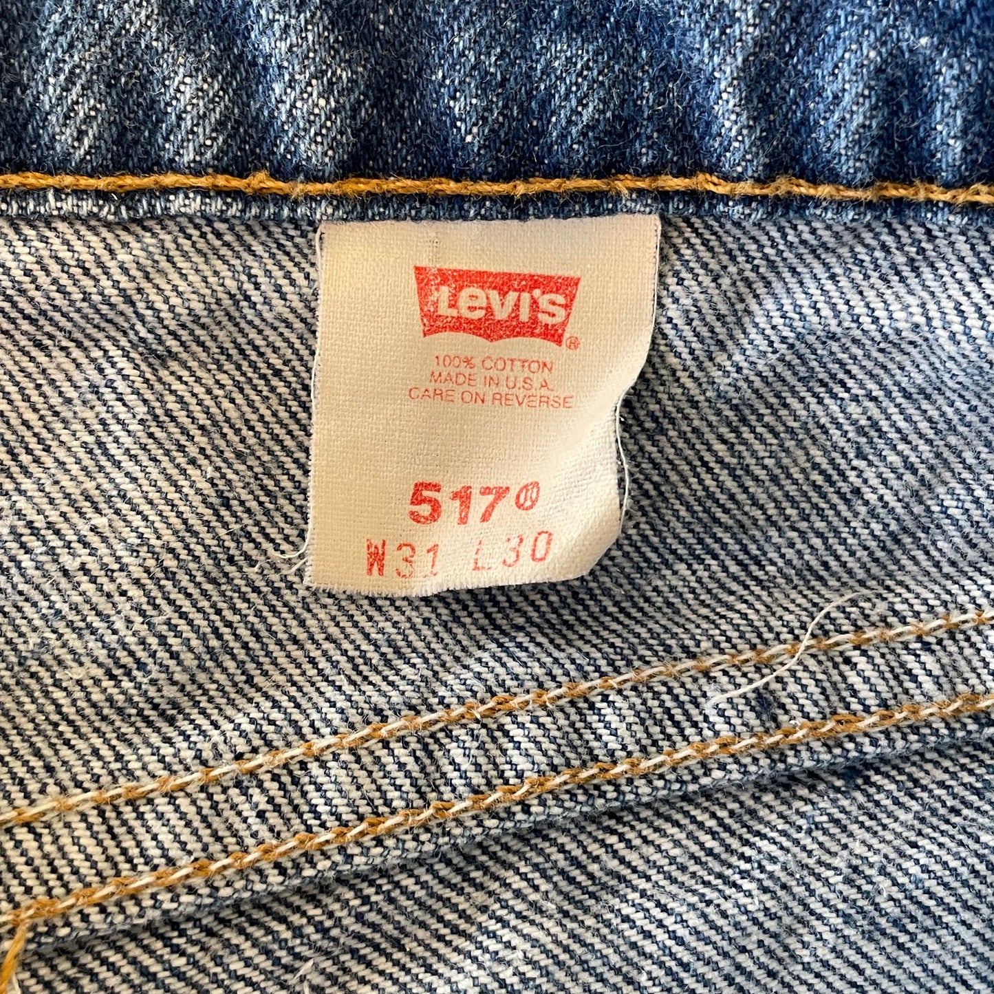 517 Jeans Orange Tab Medium Wash Blue