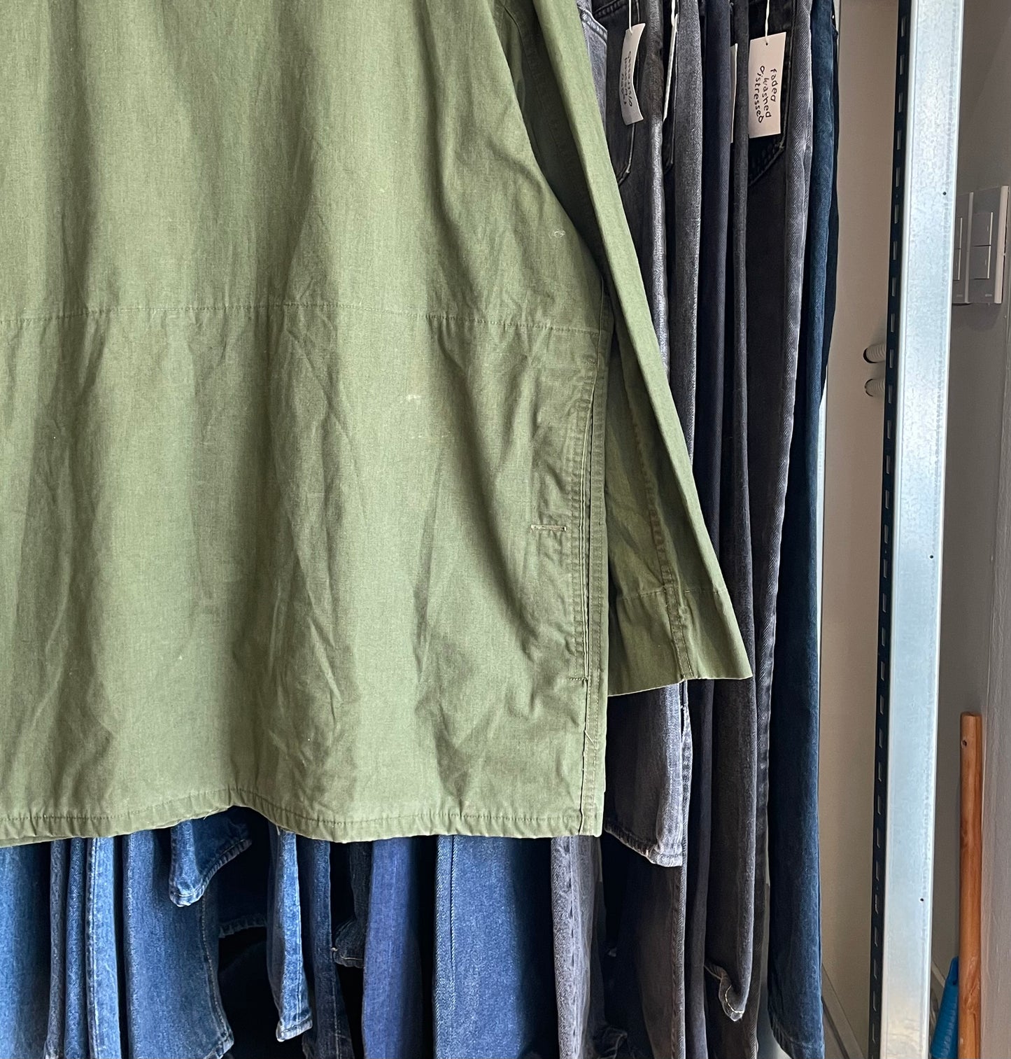 Utility Work Jacket Olive Lampo Zip