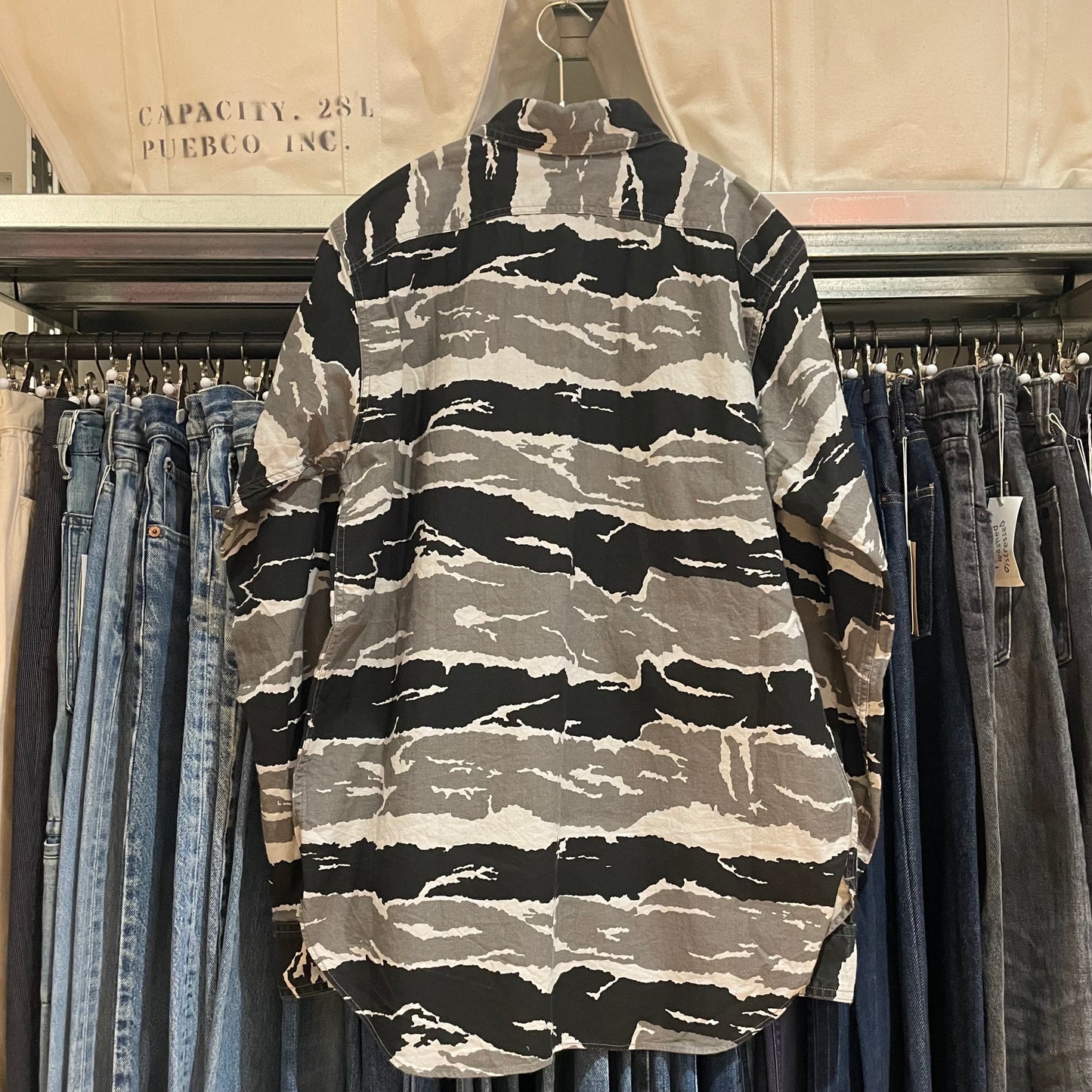 Camouflage Shirt Gray Black