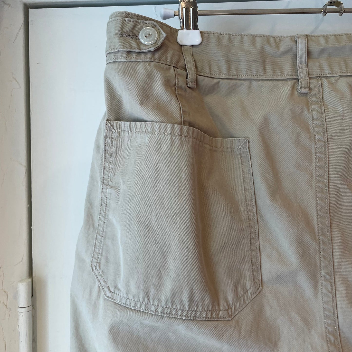 Cotton Work Short Ivory