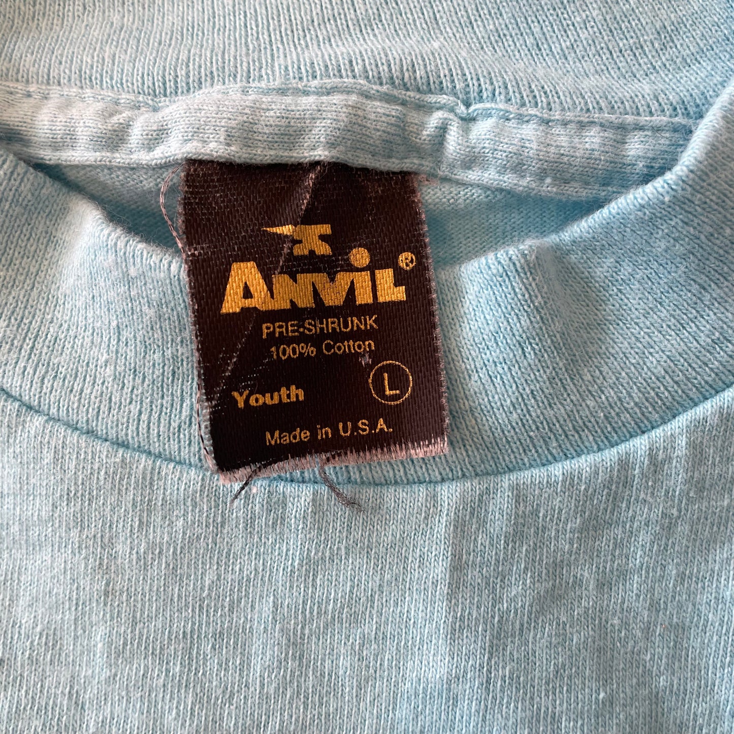 East Oakland Text Logo Tee Blue