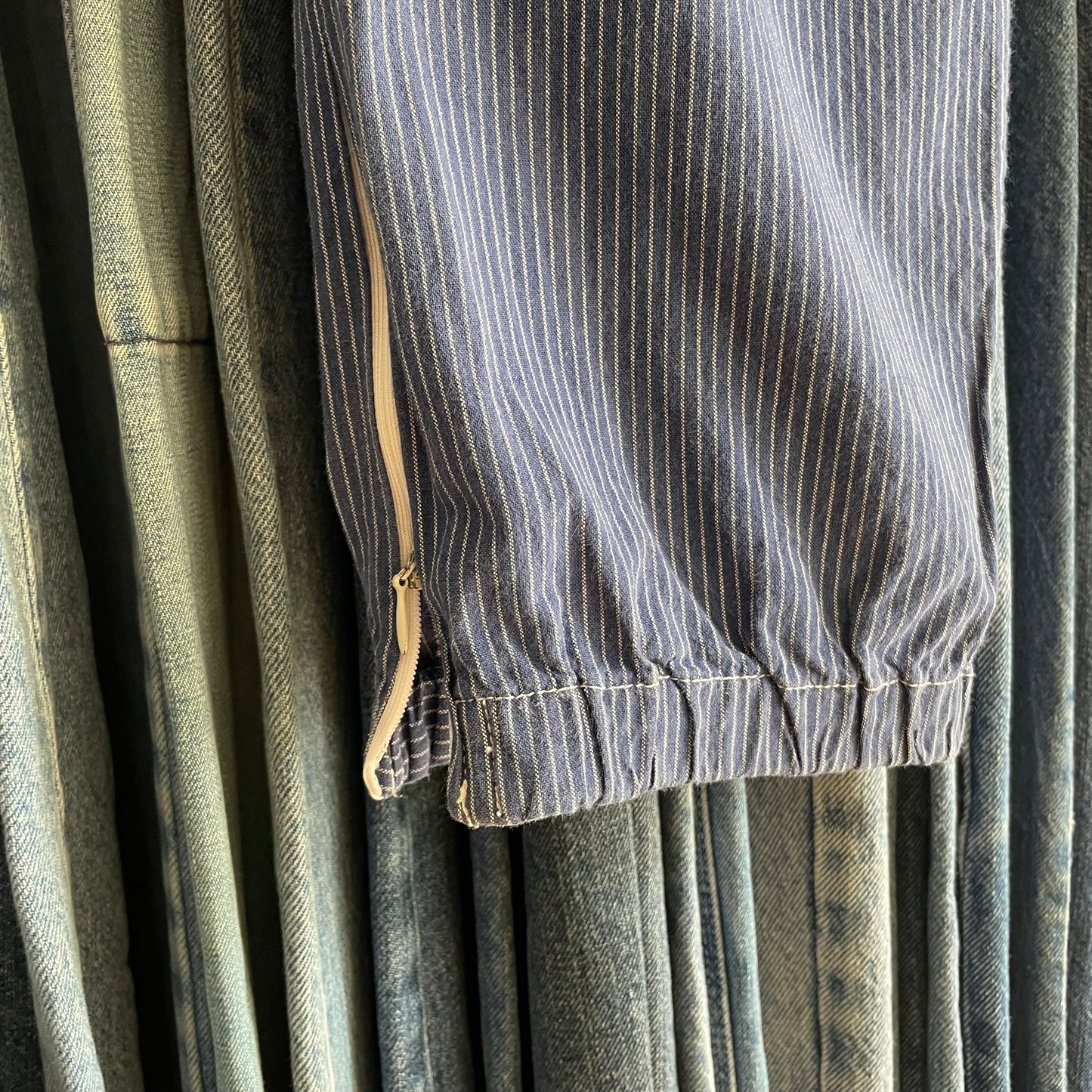 Hickory Cotton Workwear Pants Drawstring