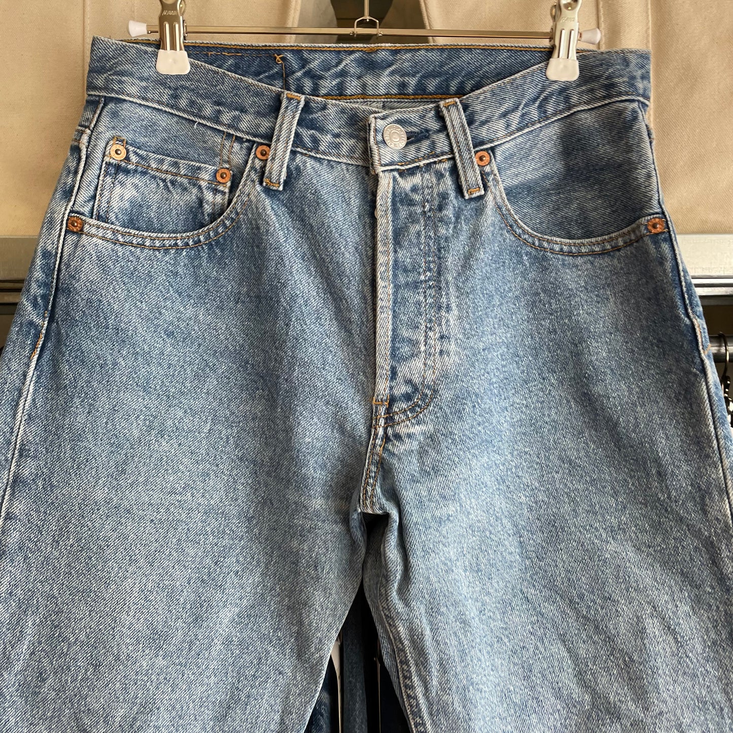 501 Jeans Regular Straight Light Wash Blue