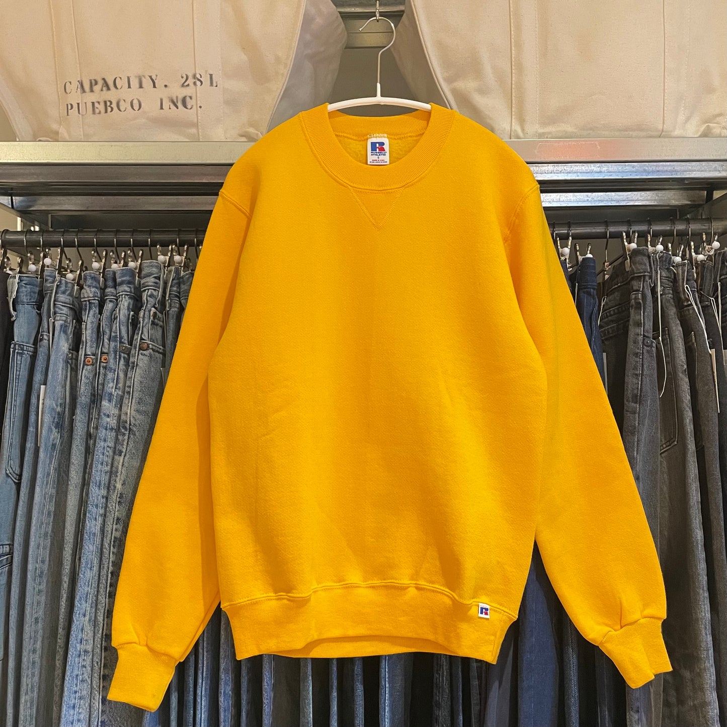 50/50 Tubular Yellow Sweatshirt Deadstock