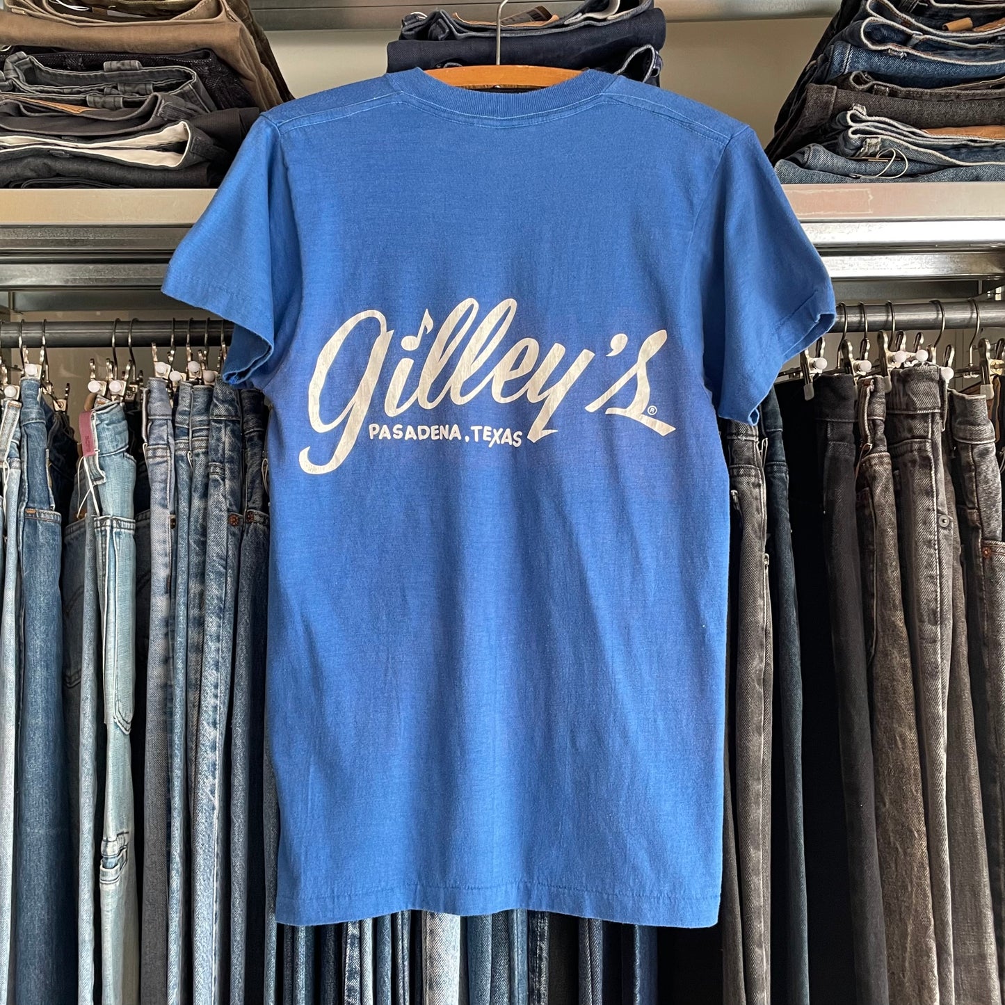 Gilleyes T-Shirt Blue Cotton