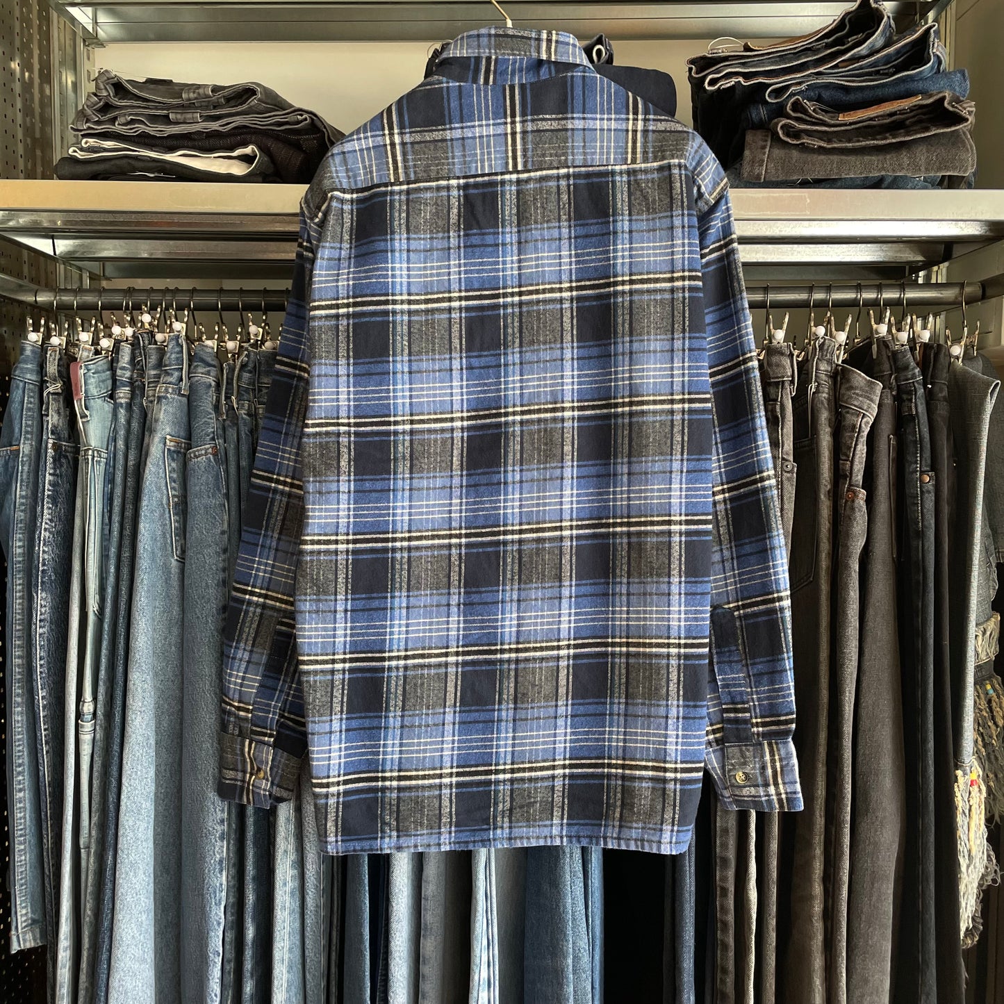 Plaid Shirt Blue