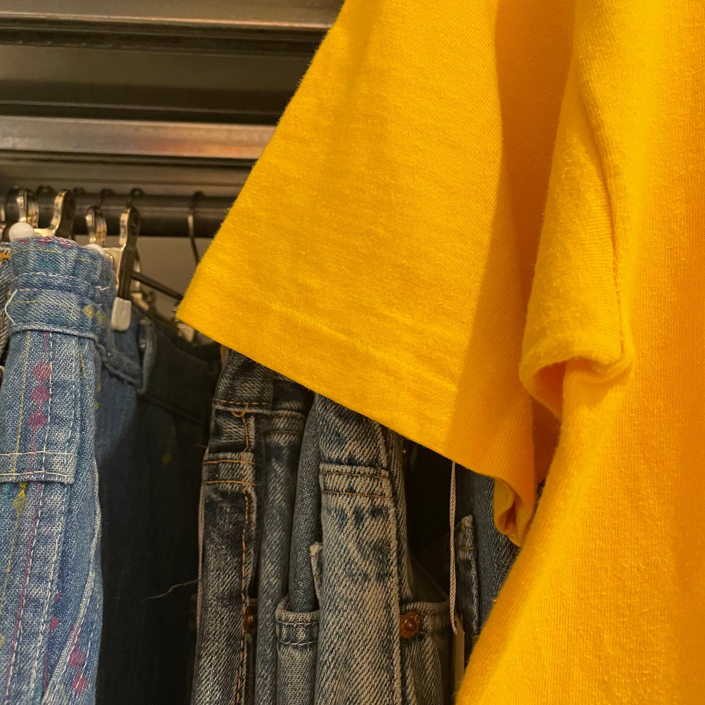 Flower Emory Print Tee Golden Yellow