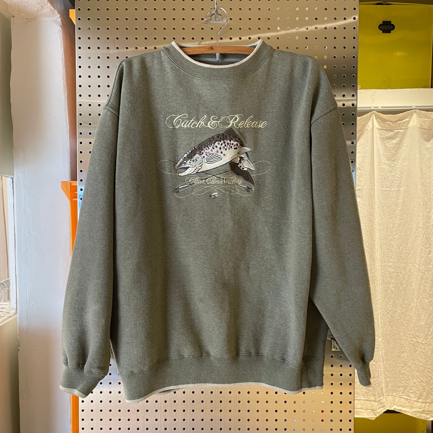Catch And Release Sweatshirt Green