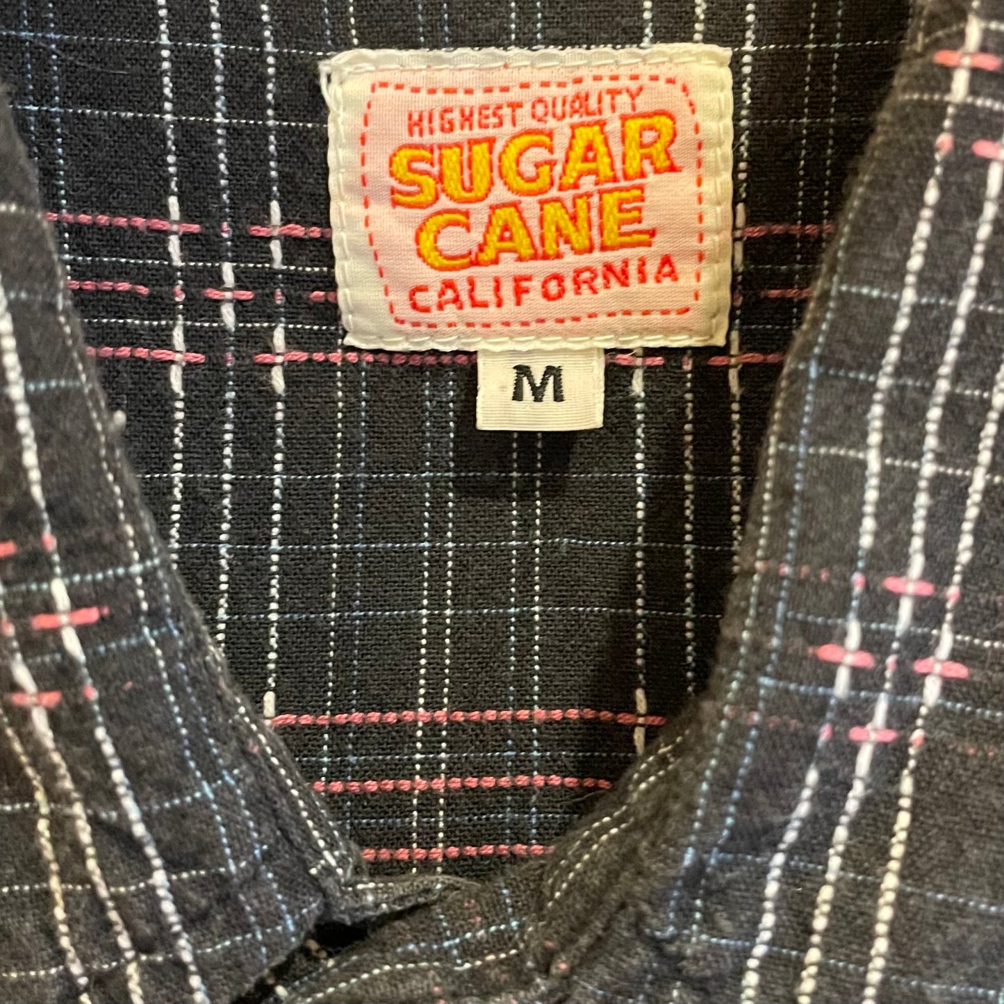 Plaid Western Shirt Black Short Sleeve