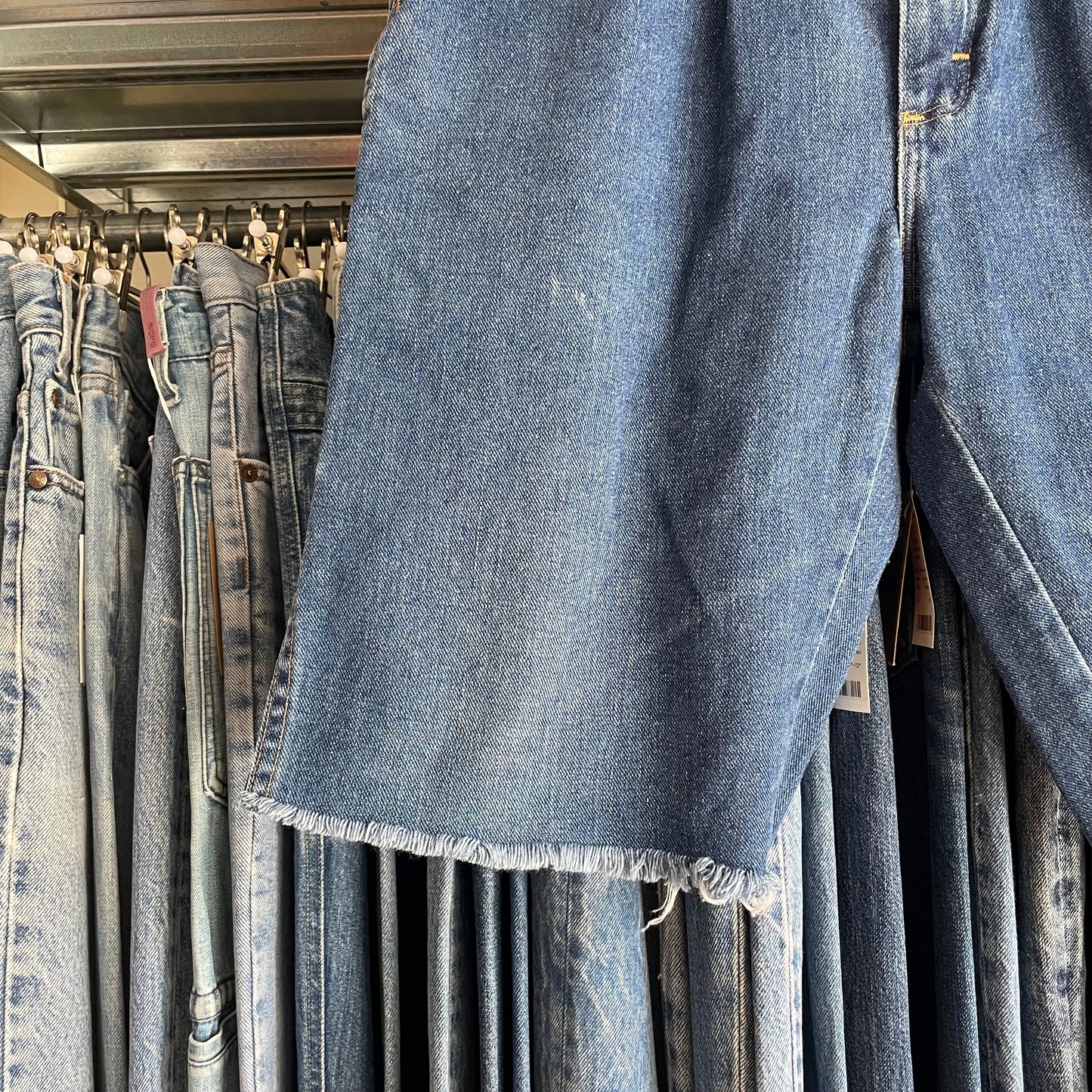 Denim Work Shorts Cutoff
