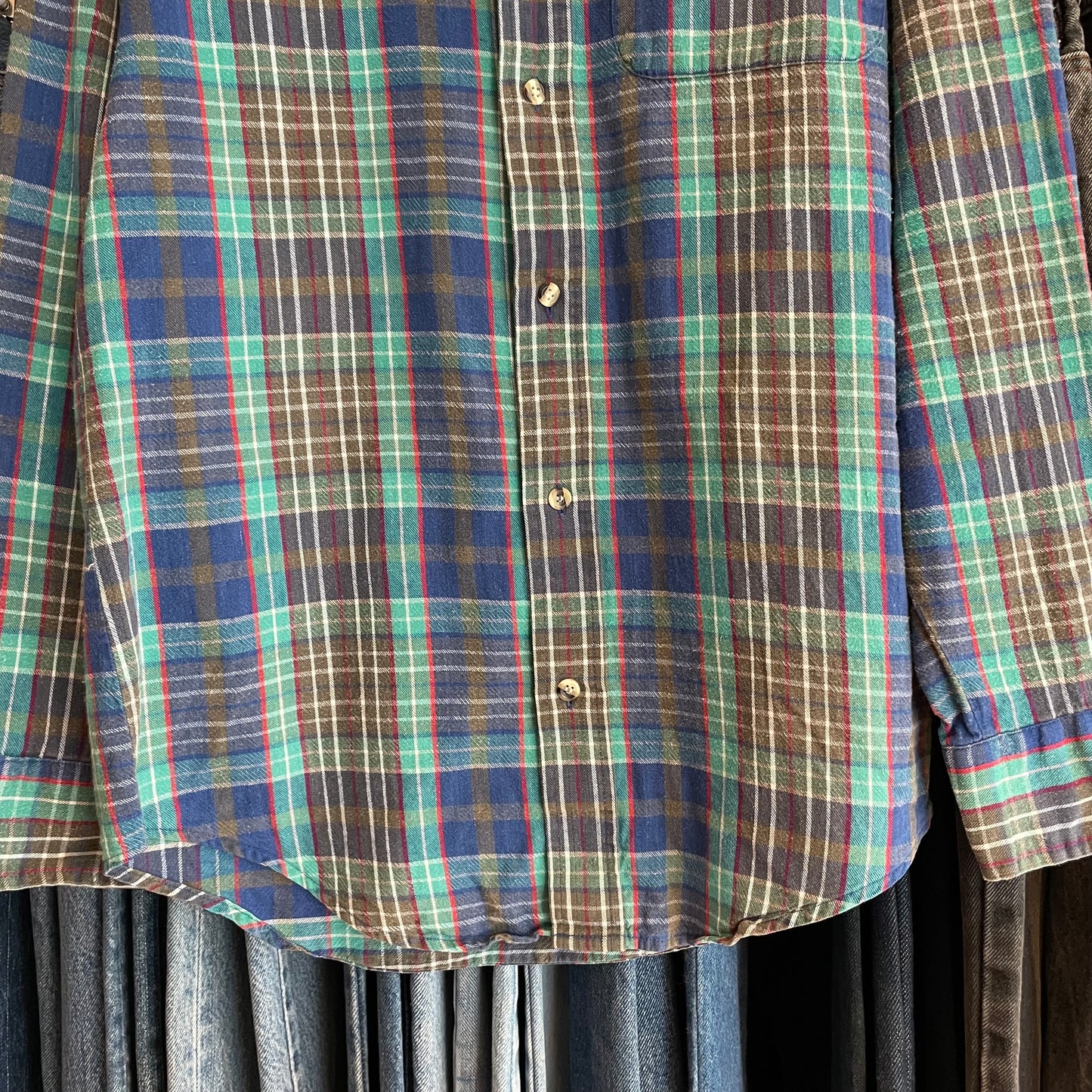 Plaid Shirt Multi Cotton