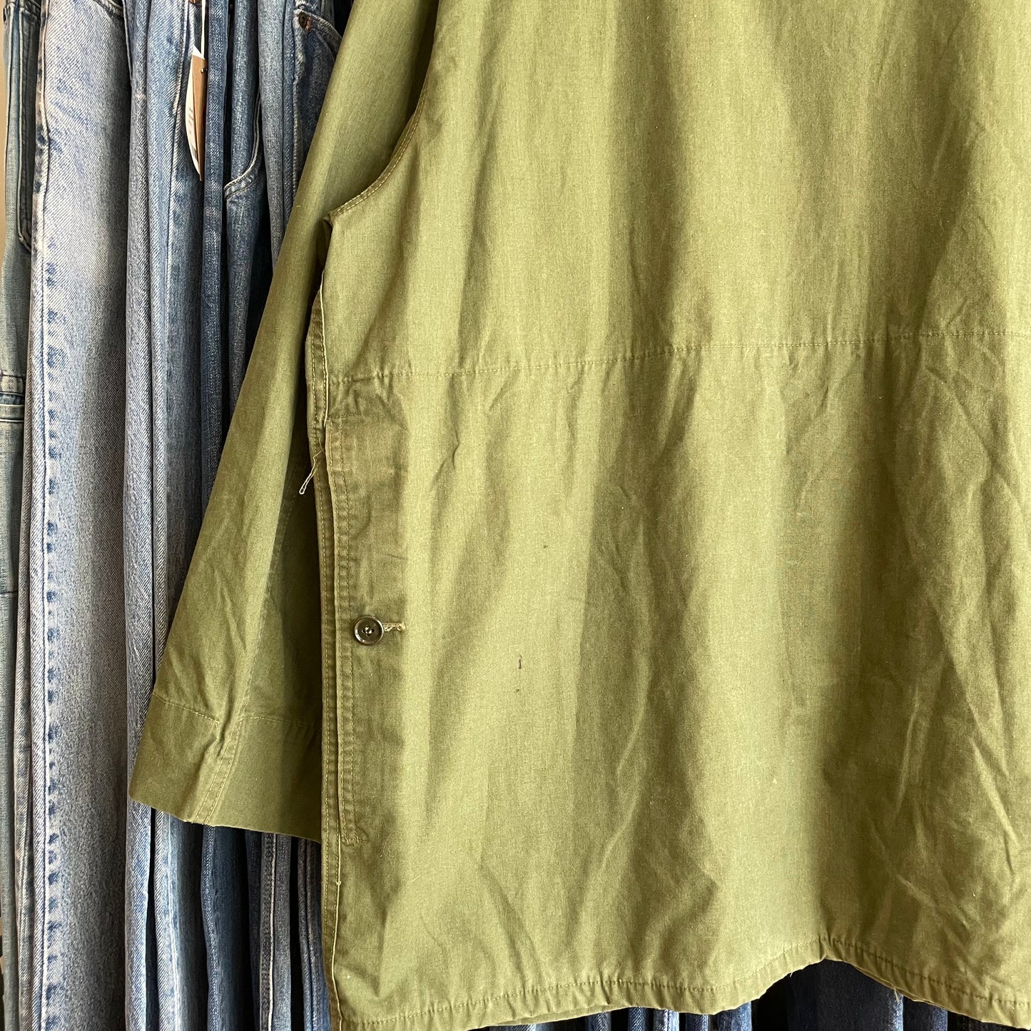 Utility Work Jacket Olive Lampo Zip