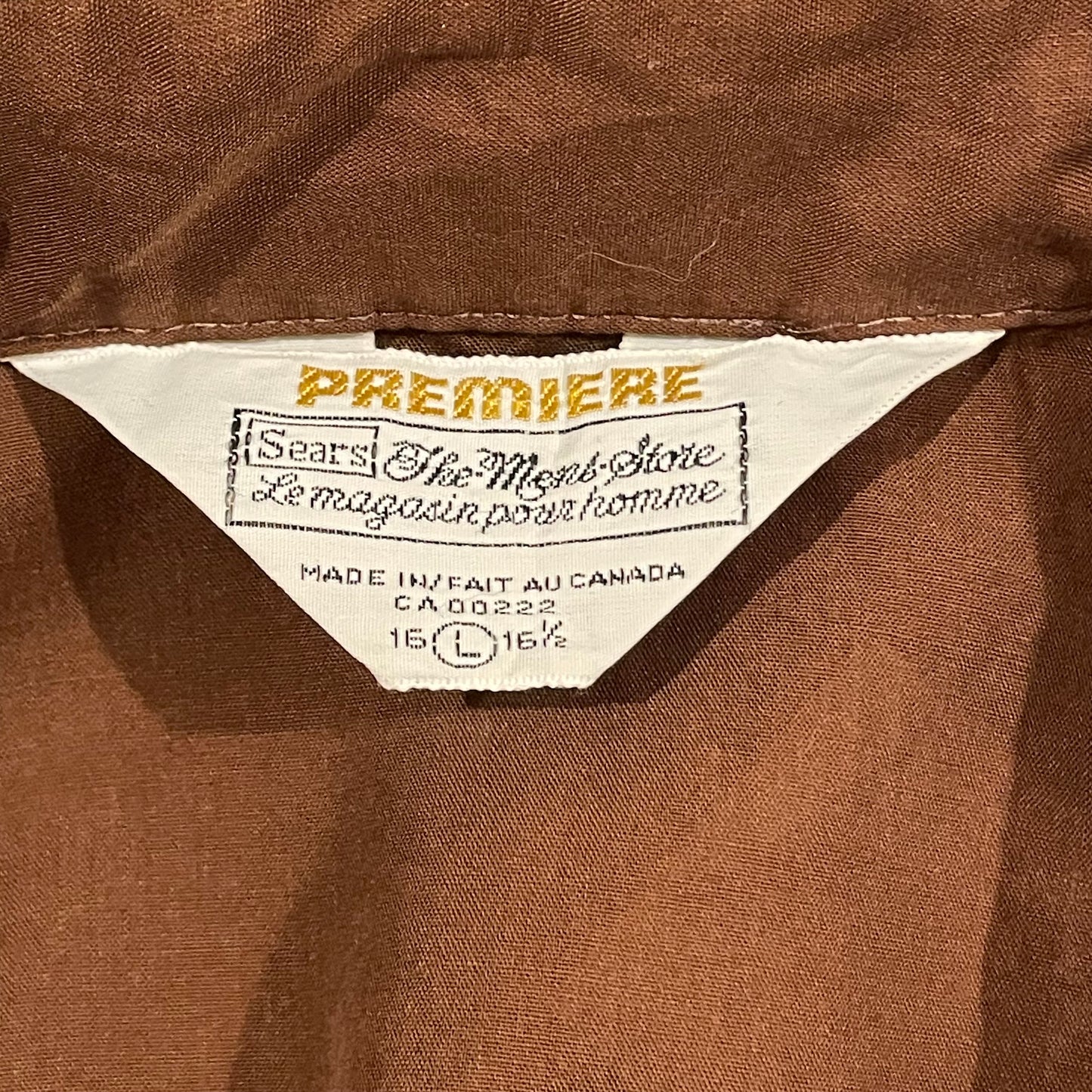 Box Sihouette Shirt Brown