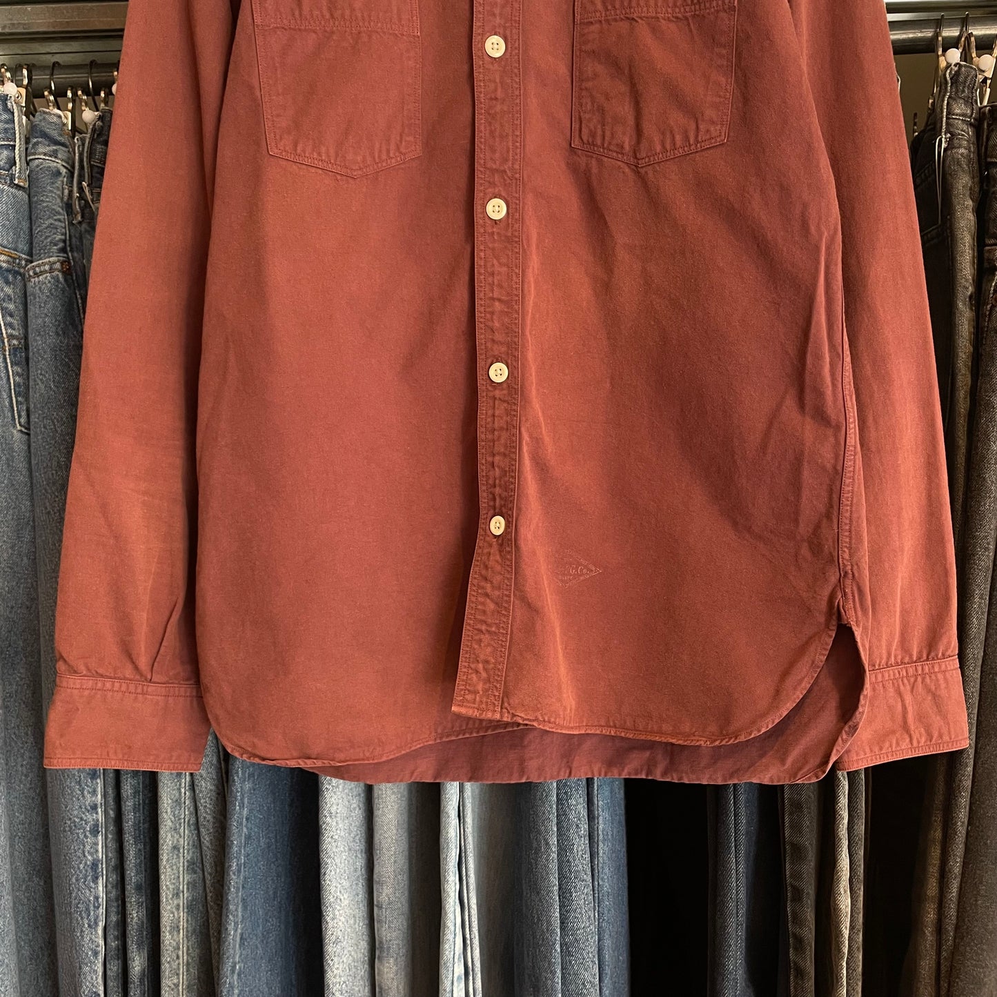 Shirt Red Cotton