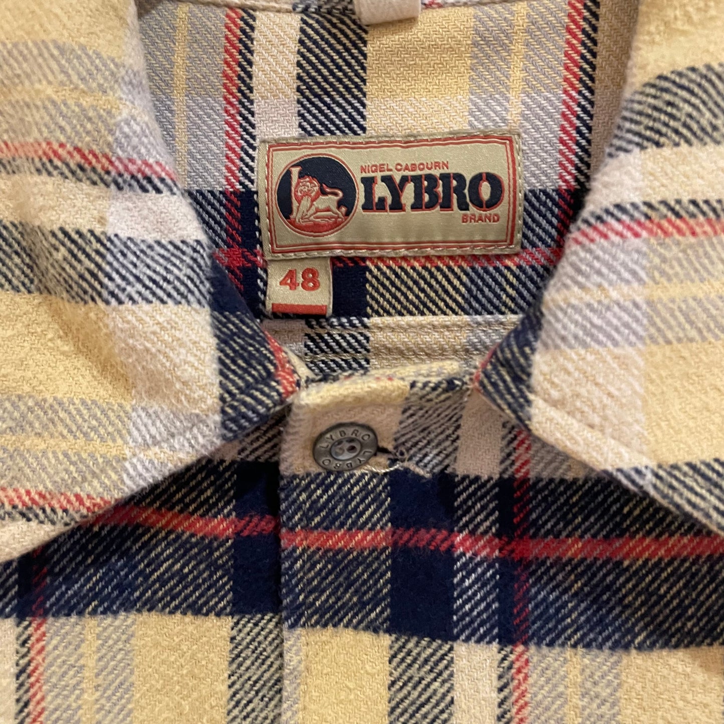 Plaid Flannel Shirt Yellow