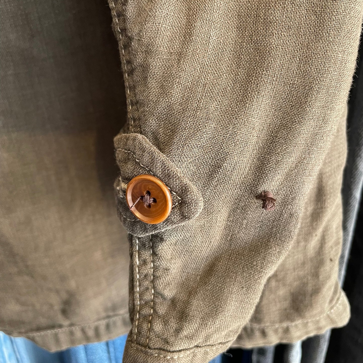 Flap Pocket Jacket Brown