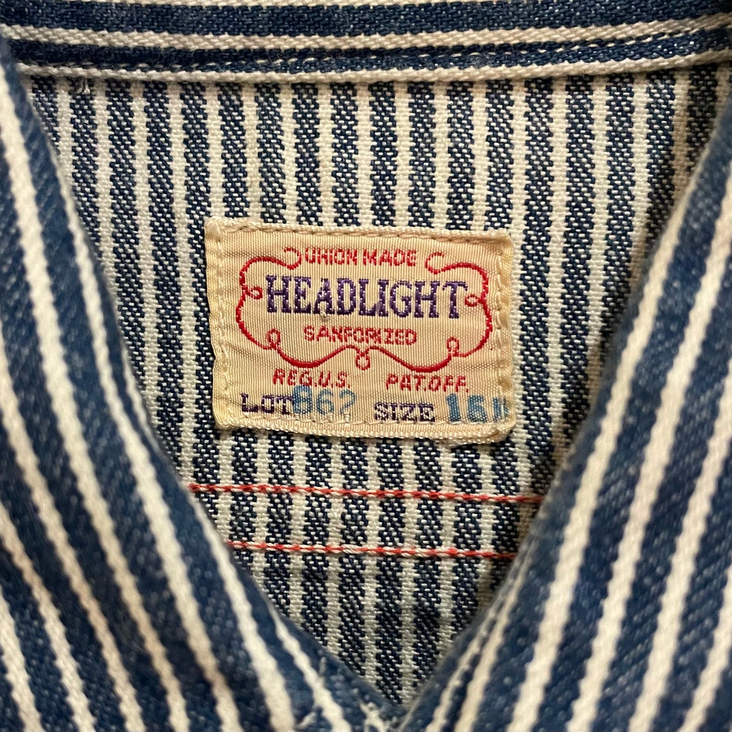 Striped Work Shirt Blue/White