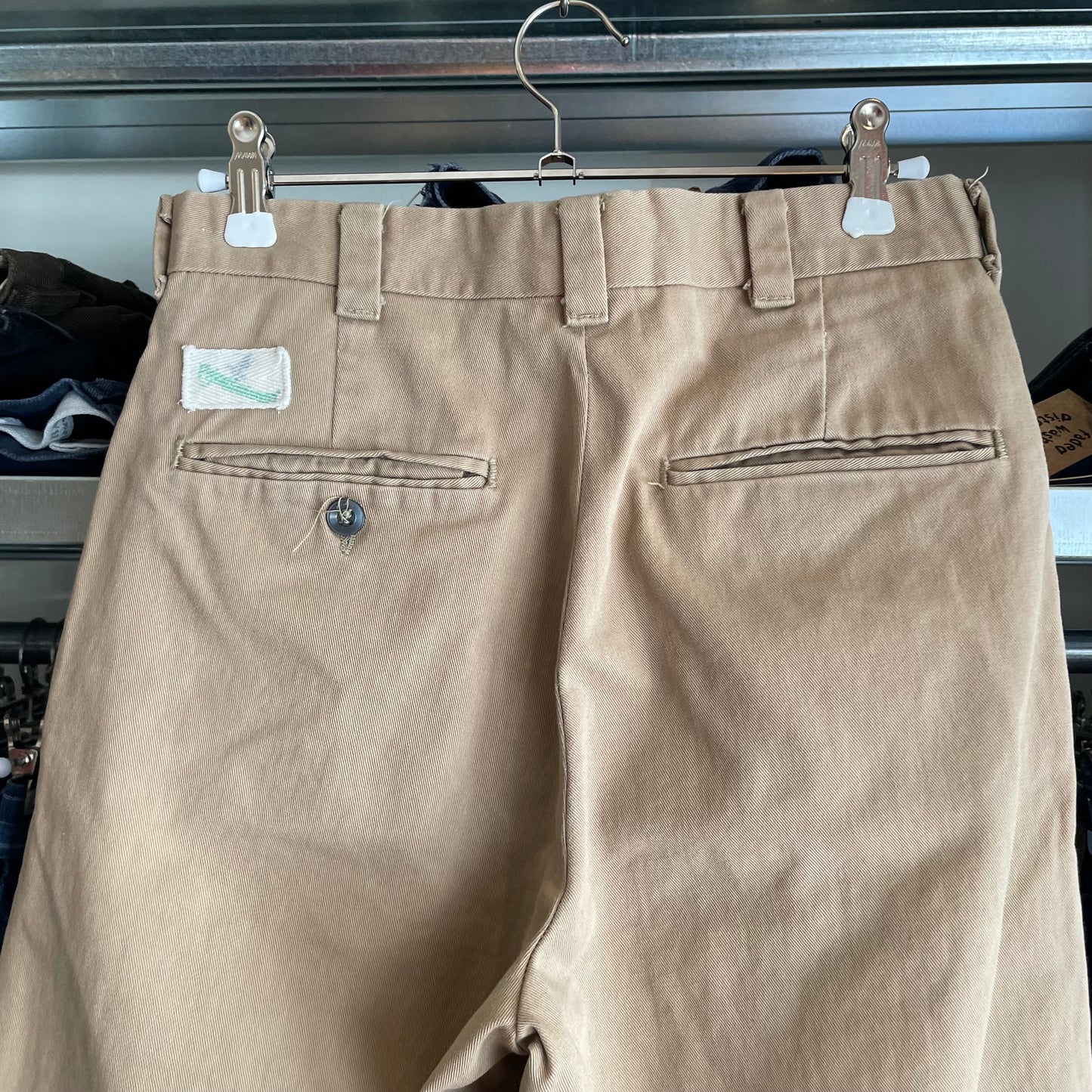 Chino Pants Khaki Talon Zip