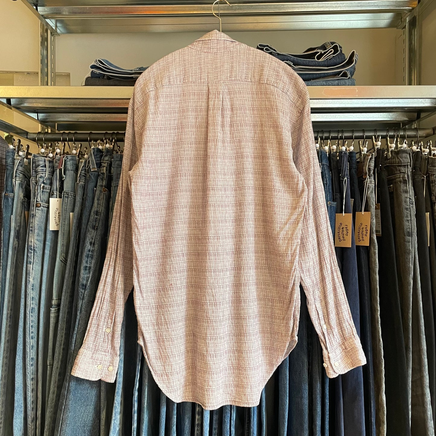 Checked Shirt Long Sleeve Multi Color