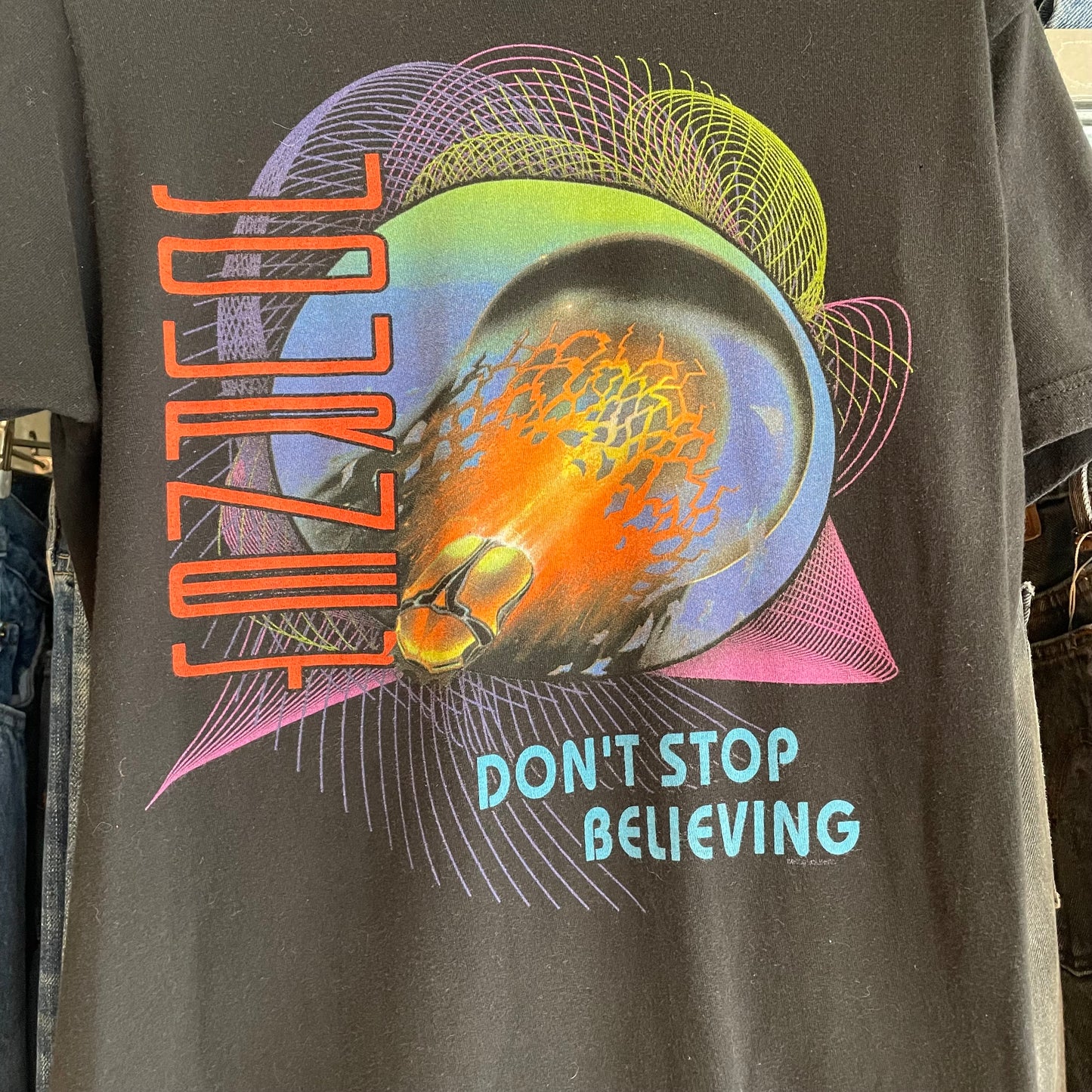 Don't stop Believing T-Shirt Black