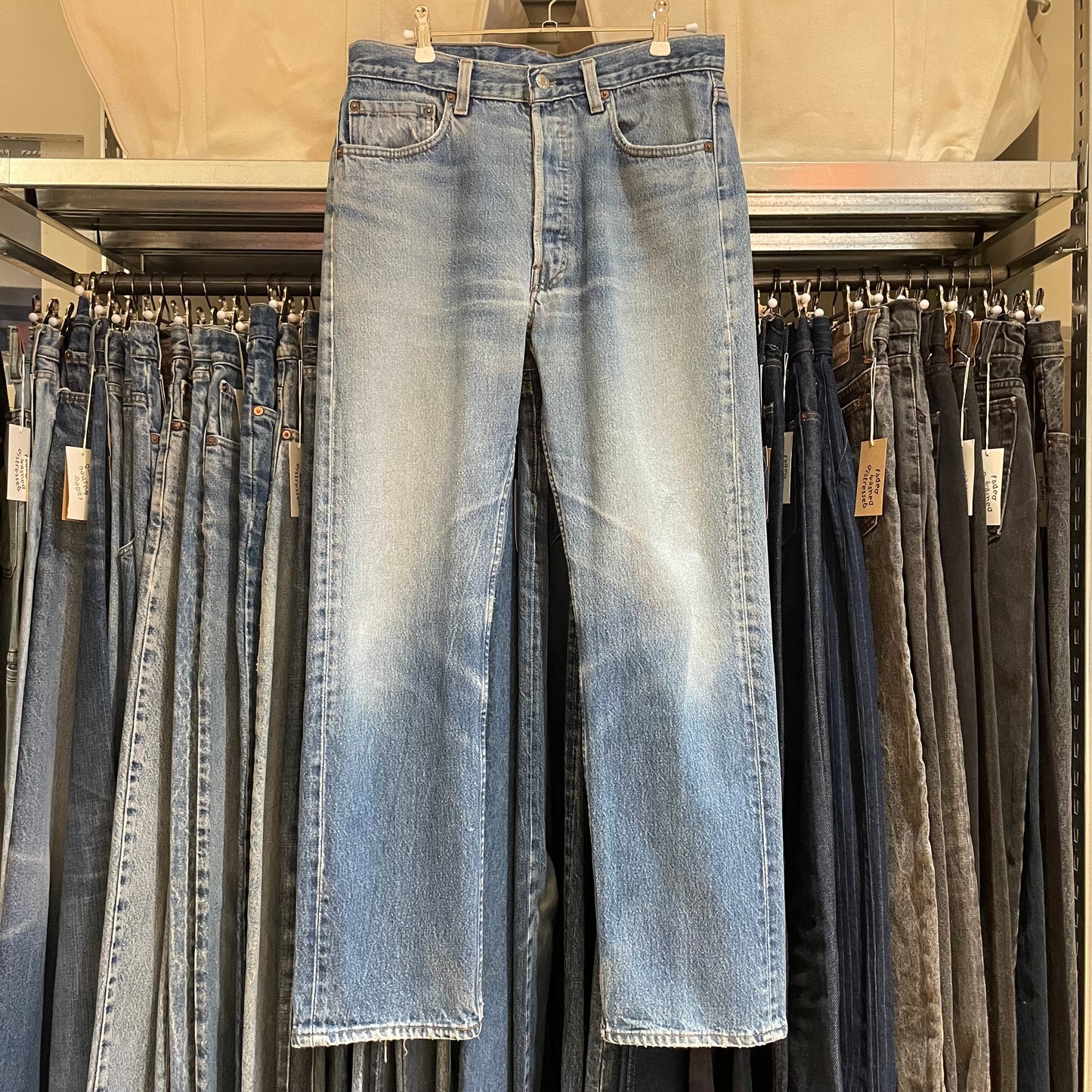 501 Jeans Regular Straight Light Wash Blue