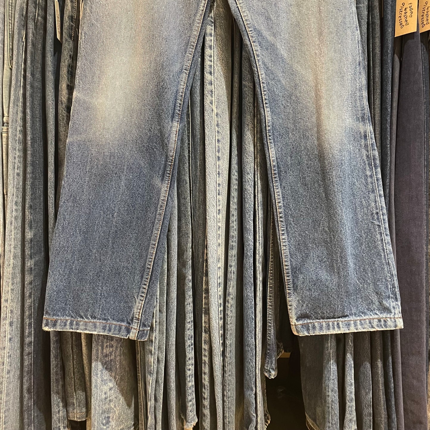 501 Jeans Regular Medium Straight Washed Blue