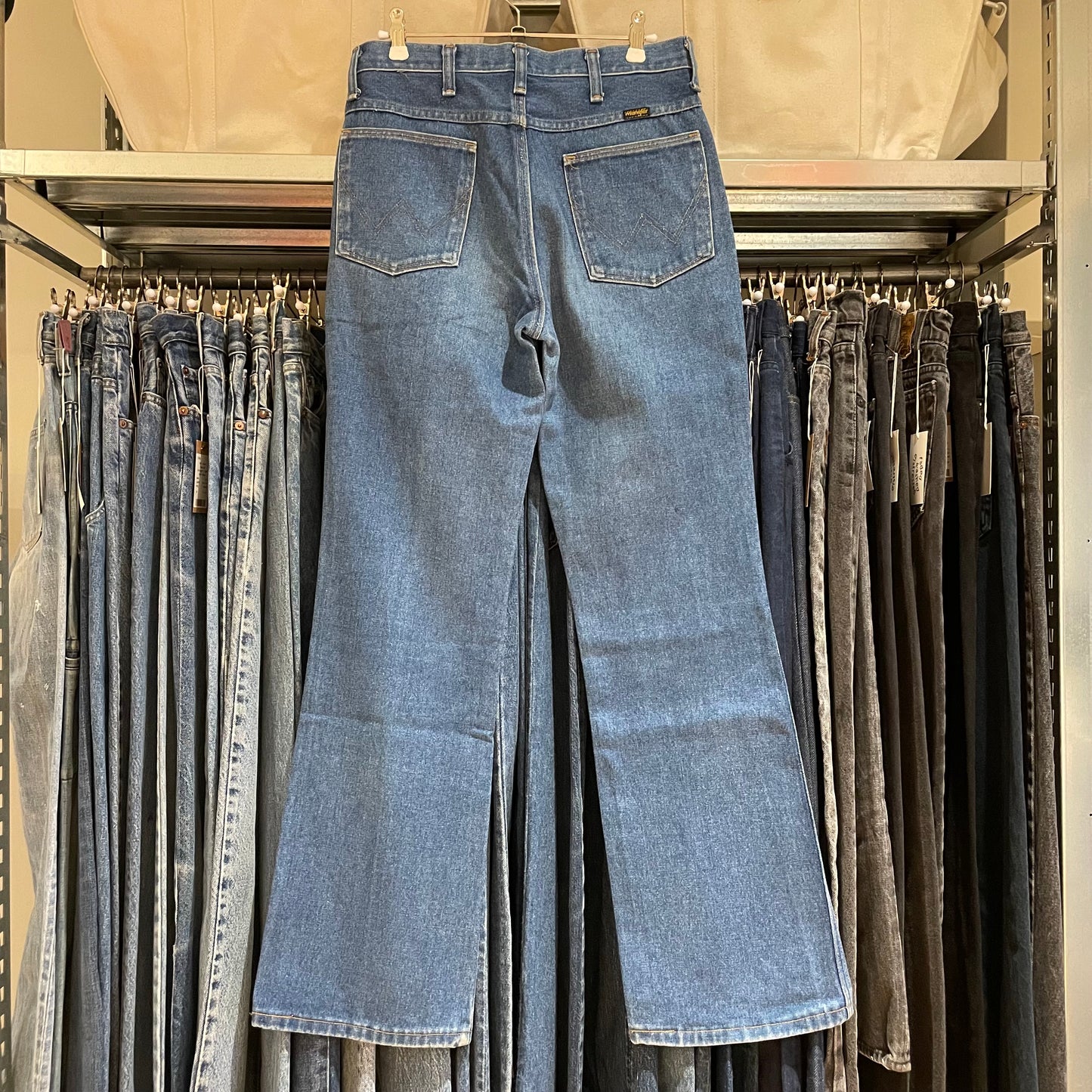 Regular Straight Jeans Mid Wash Blue Talon Zip