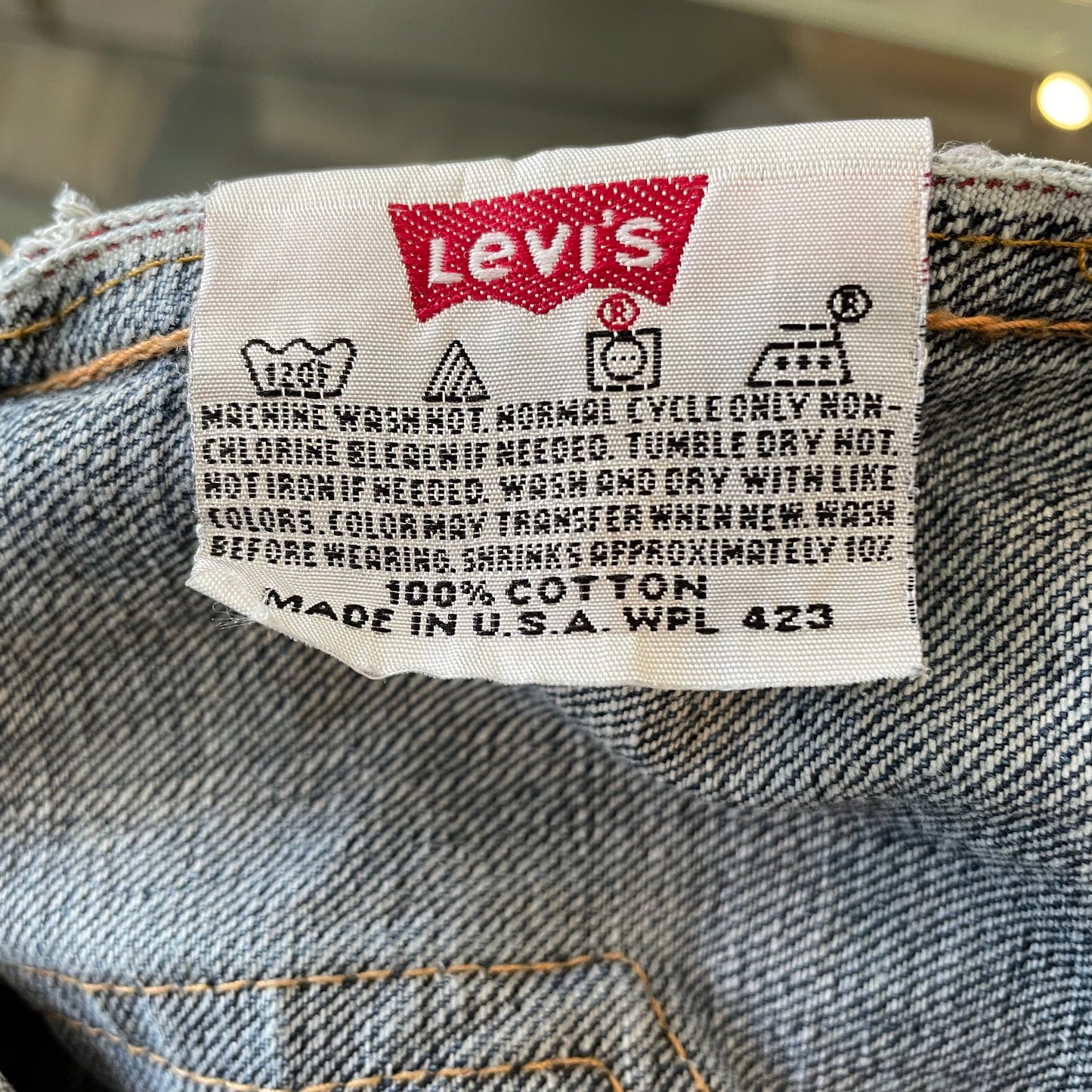 501 Jeans Regular Straight Dark Wash Indigo