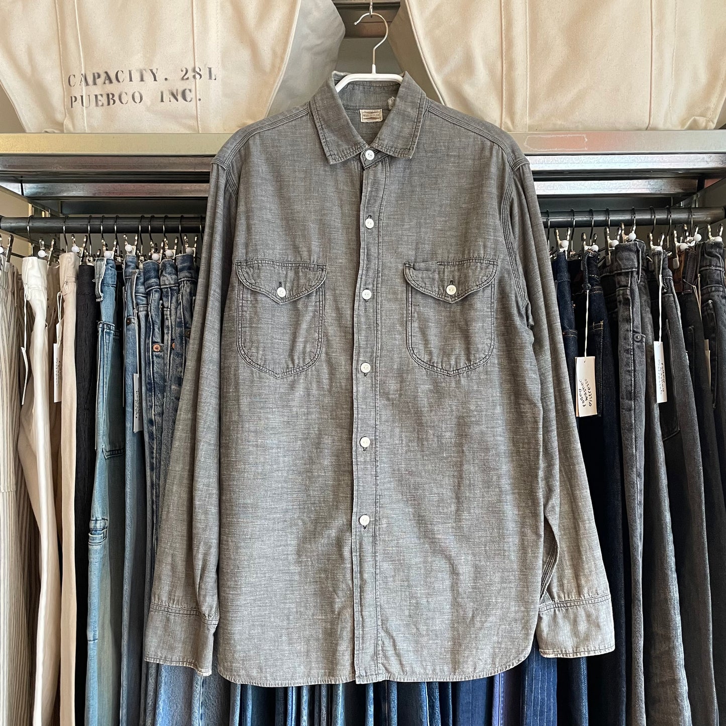 Chambray Work Shirt Washed