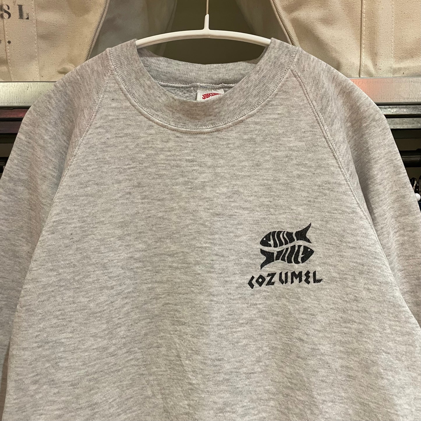COZUMEL Tubular Sweatshirt Melange Gray