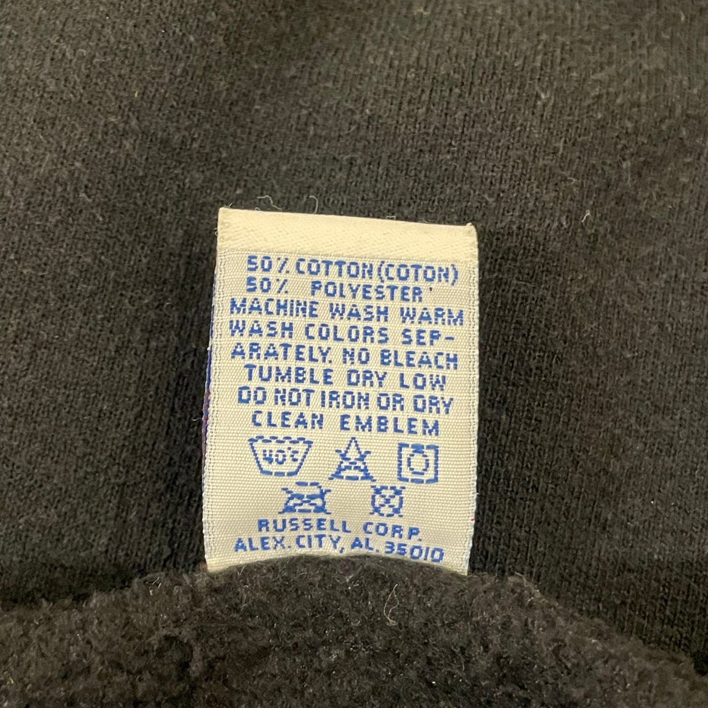 50/50 Tubular Blank Sweatshirt Black