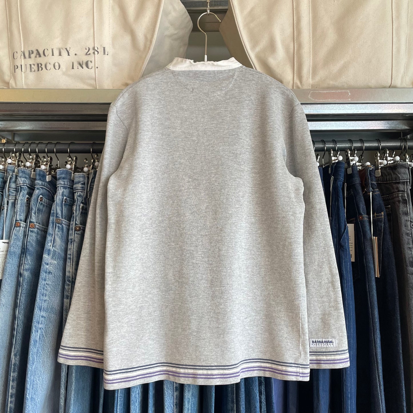 Classic Rugby Jersey Gray