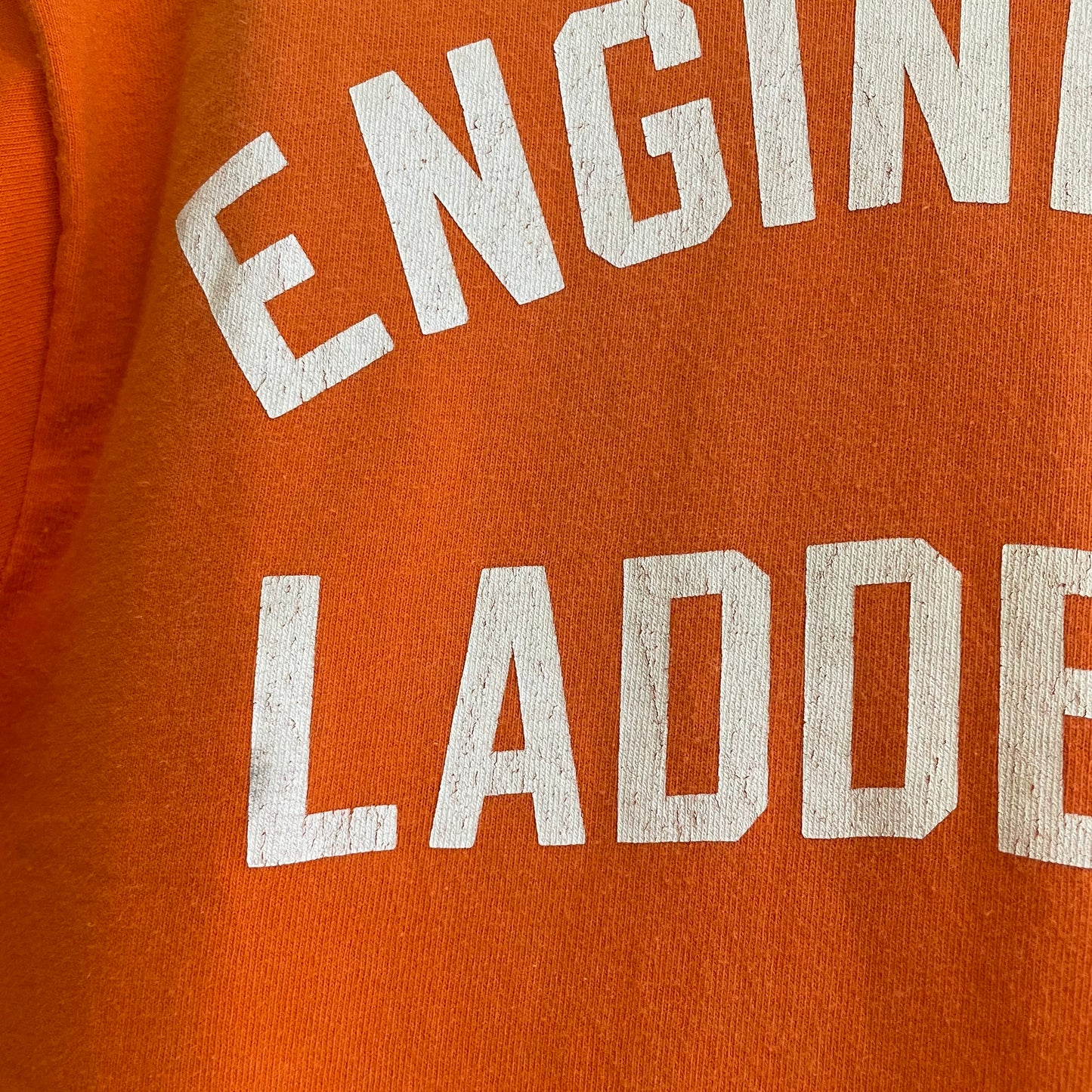 ENGINE 43 T-Shirt Orange Single Stitch