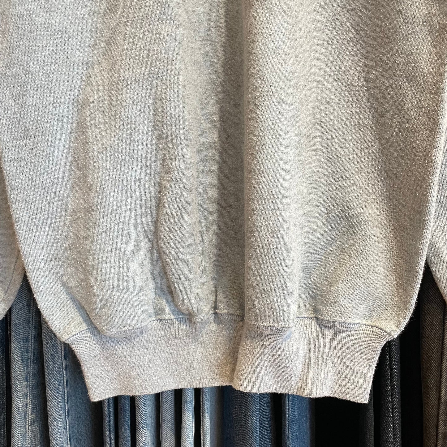 Blank Sweatshirt Raglan Gray