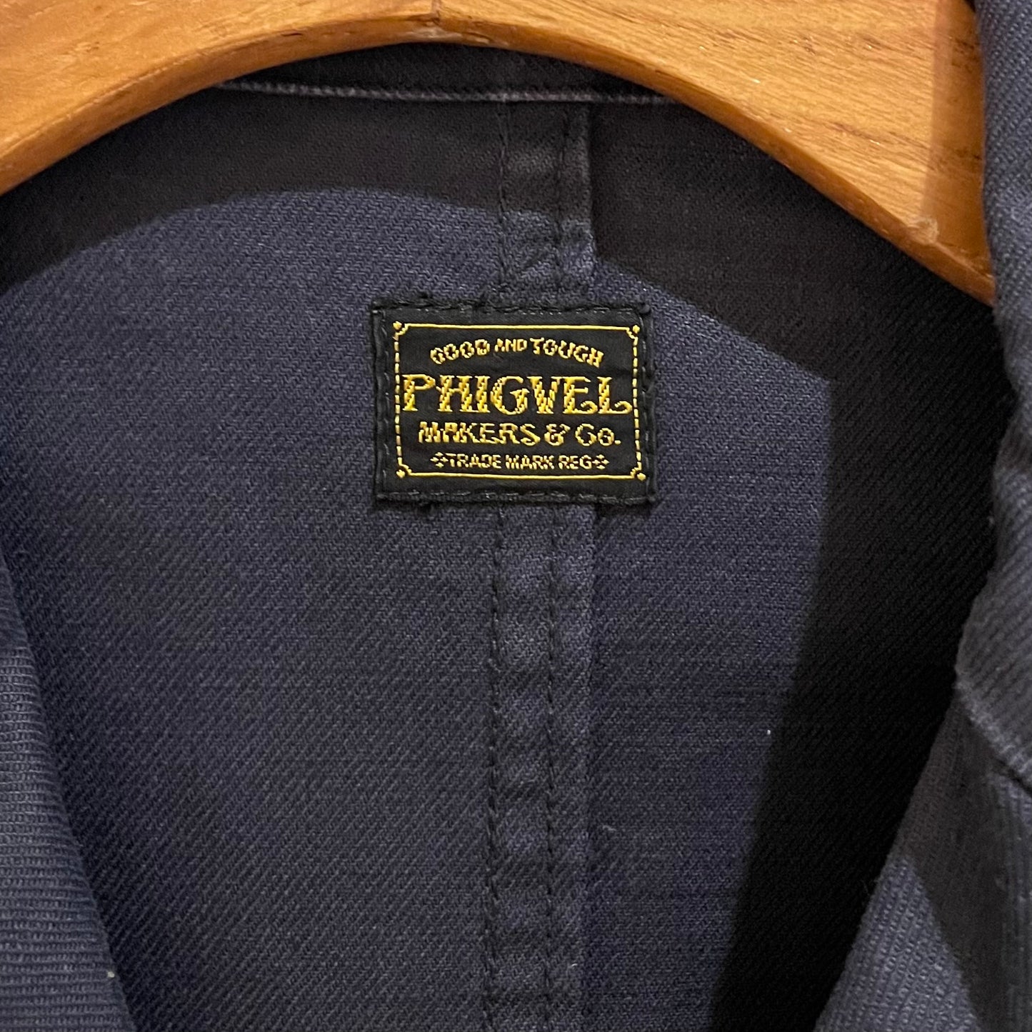 Work Jacket Washed Navy