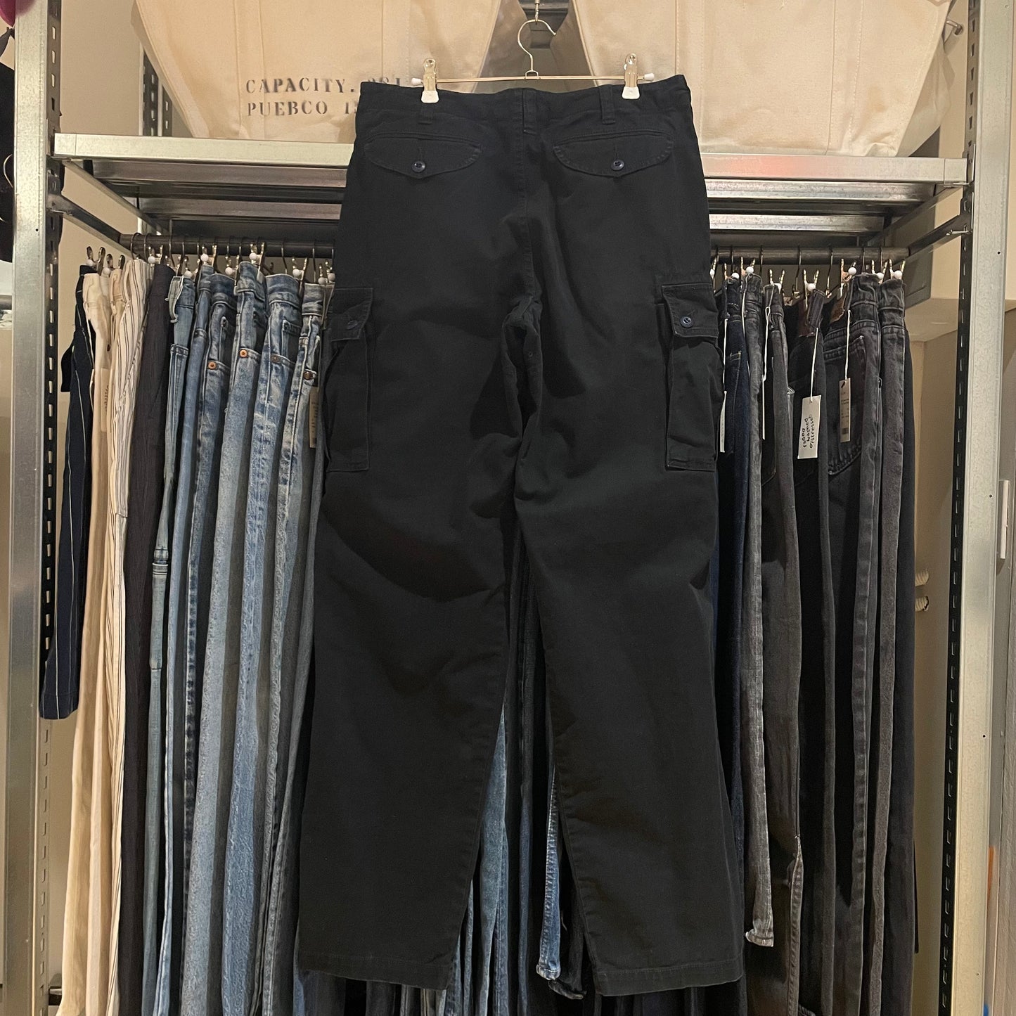 Multi Pocket Cargo Pants Dark Navy