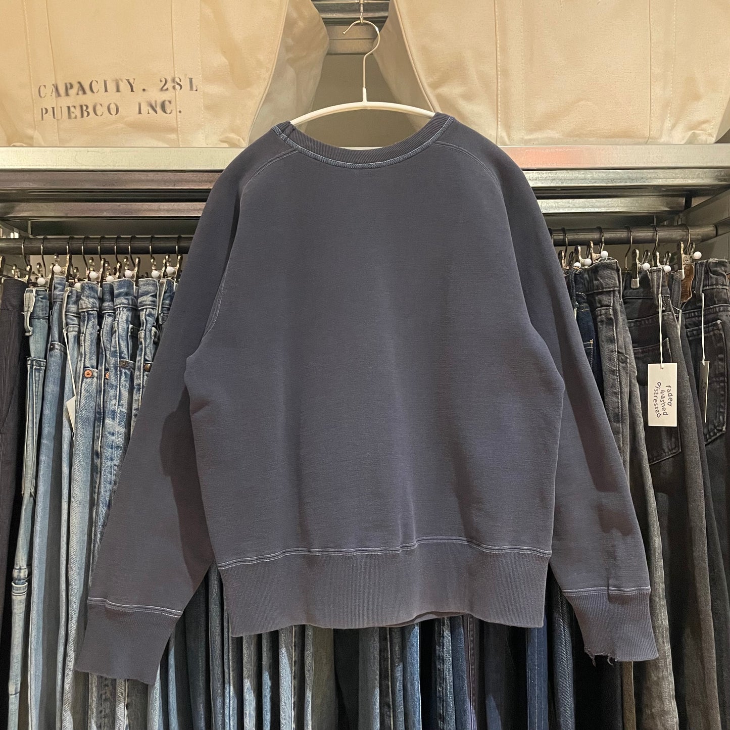 USAF Raglan Sweatshirt Faded Navy