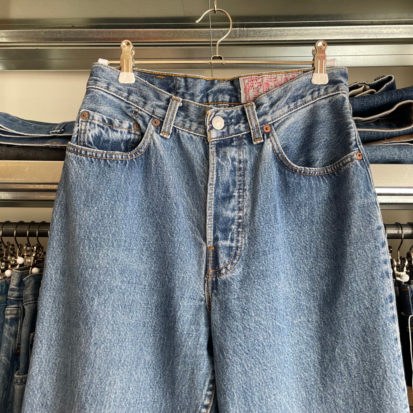 901 Jeans High Waist Taperd Light Washed Blue