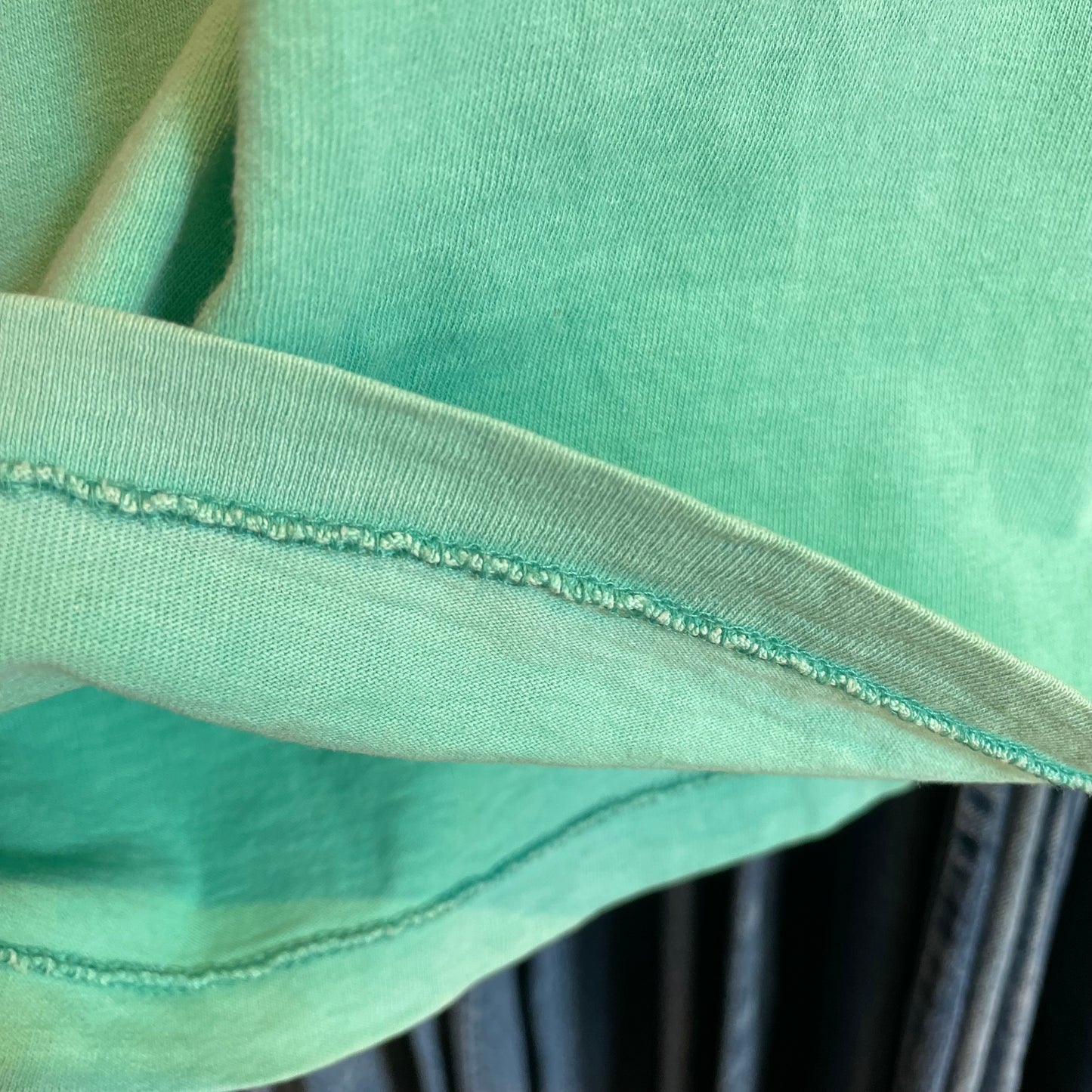 Poi Dog Cartoon Henley Tee Aqua 3-Button