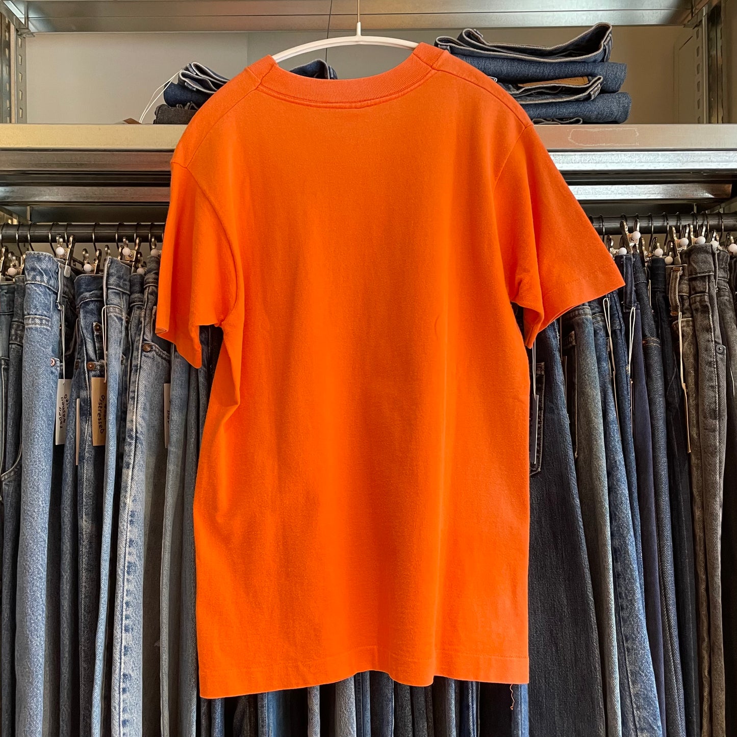 ENGINE 43 T-Shirt Orange Single Stitch