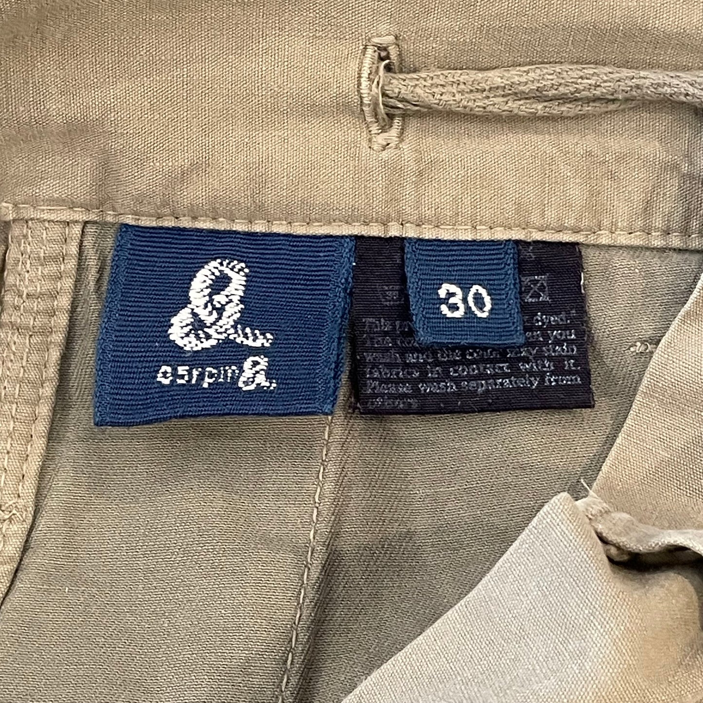 Cotton Shorts Khaki Light Cotton